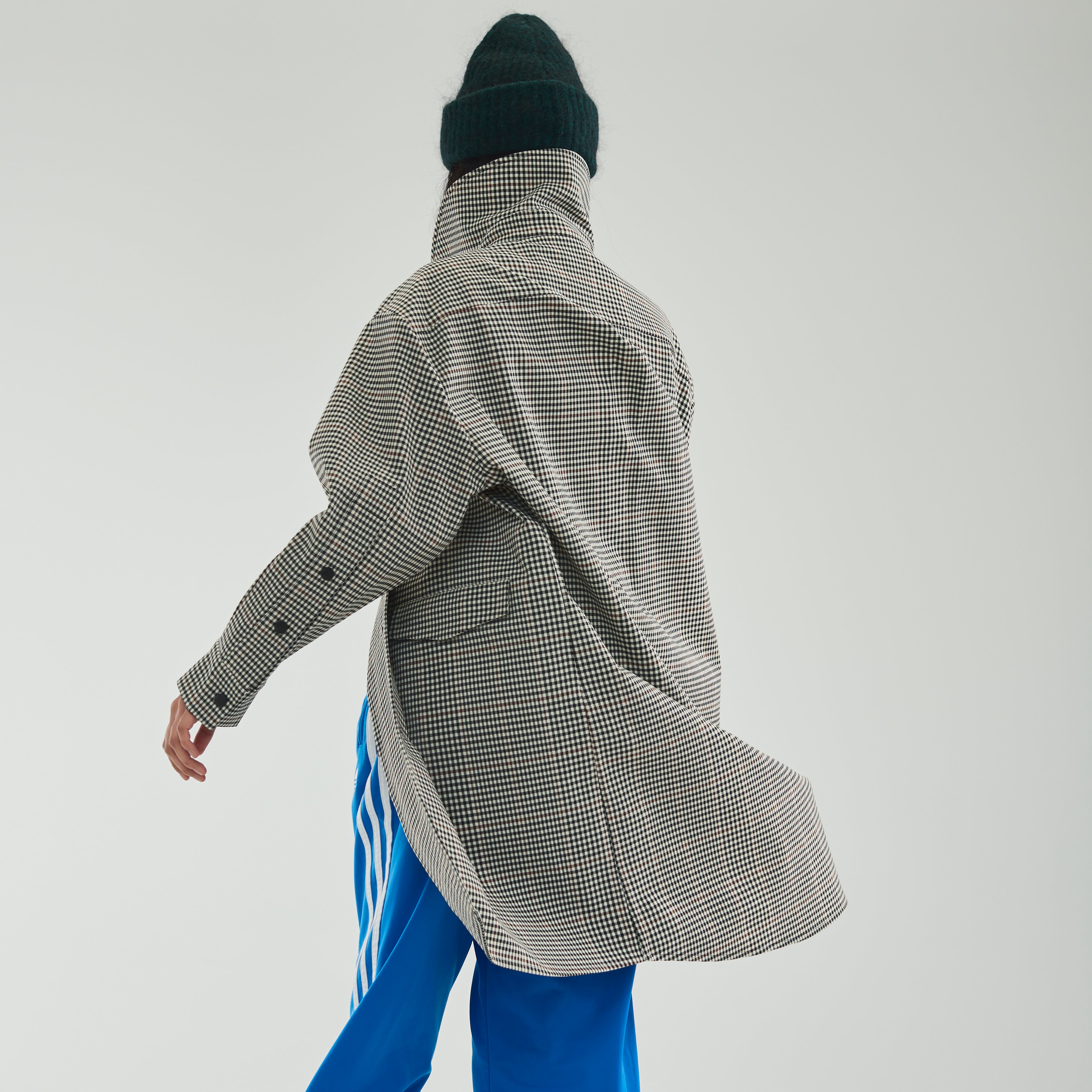 Boomerang Trench Plaid