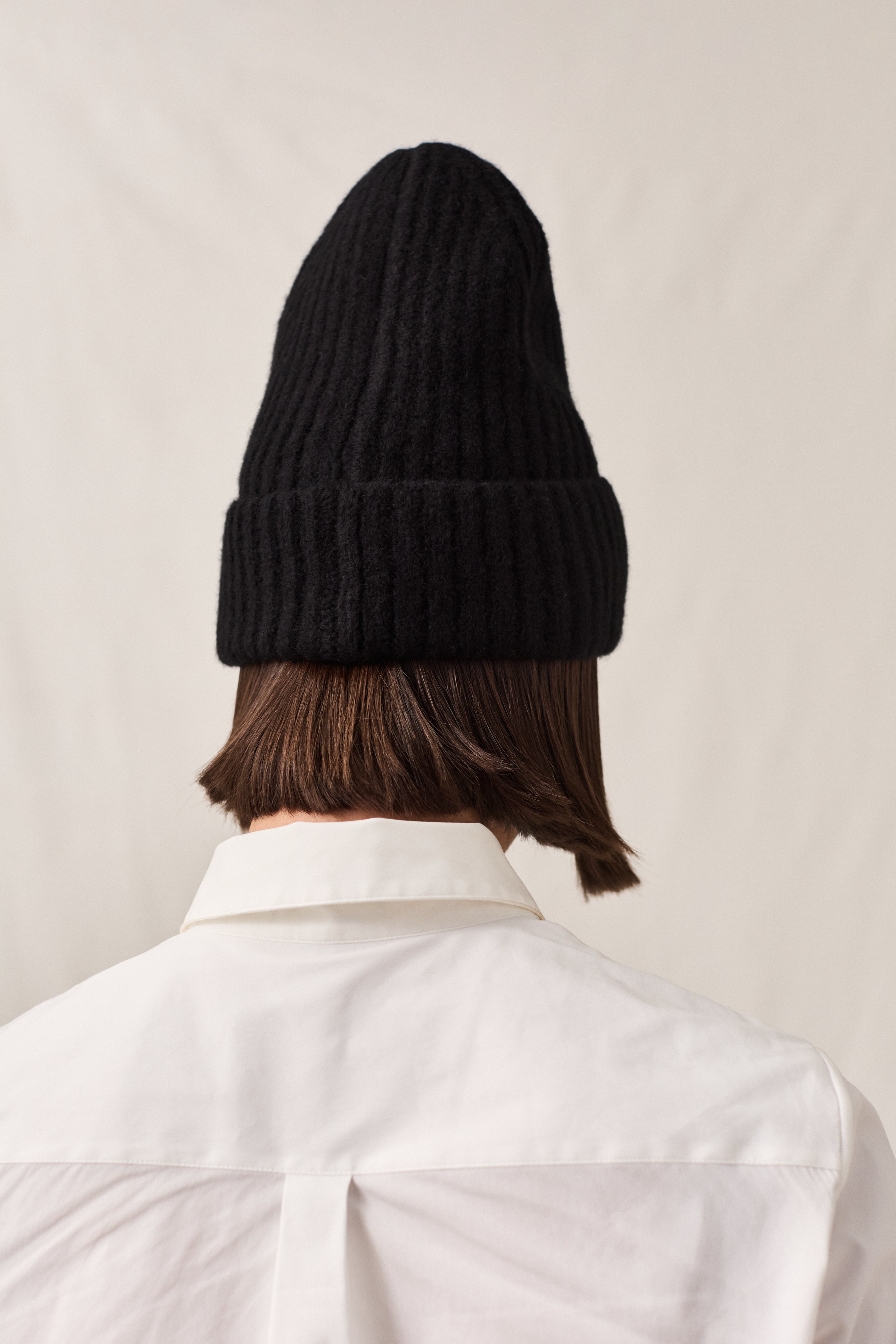 Cashmere Row Toque Soot