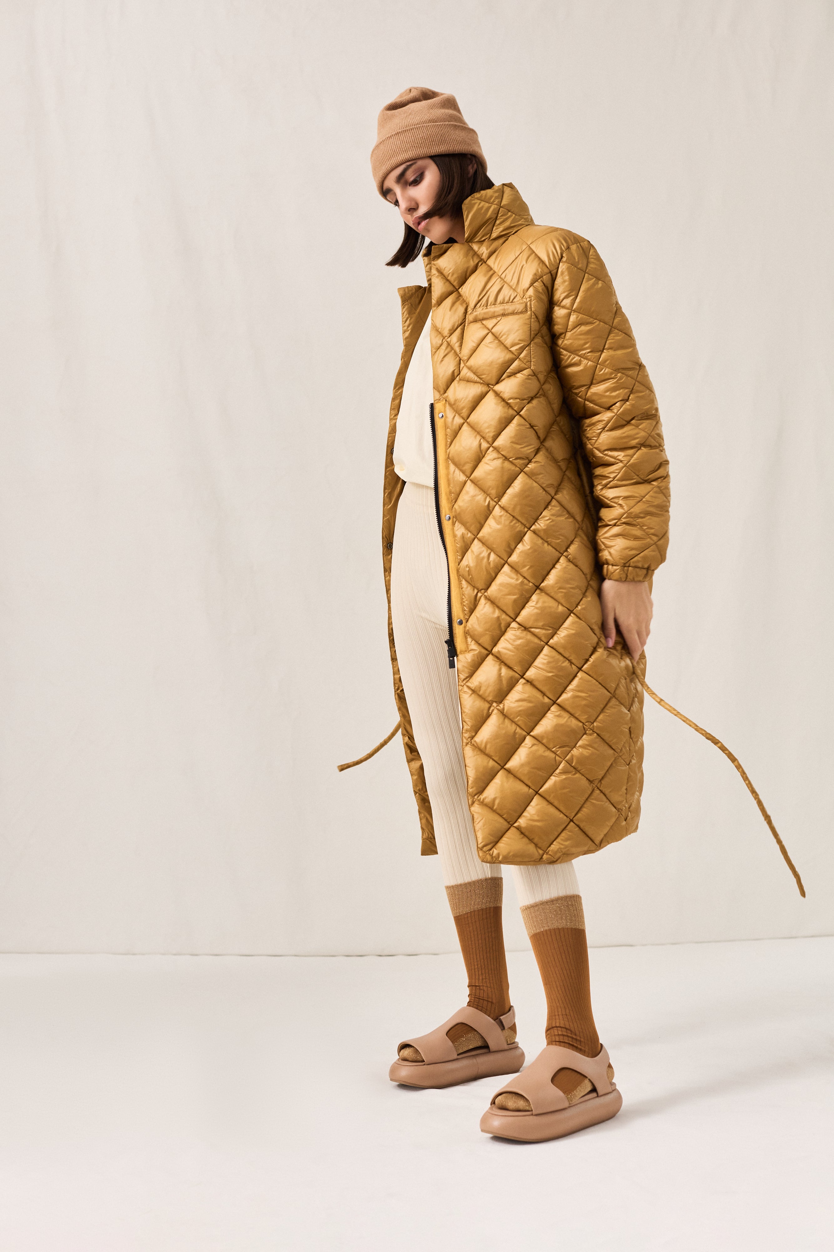 Curve Coat No. 1 Camel