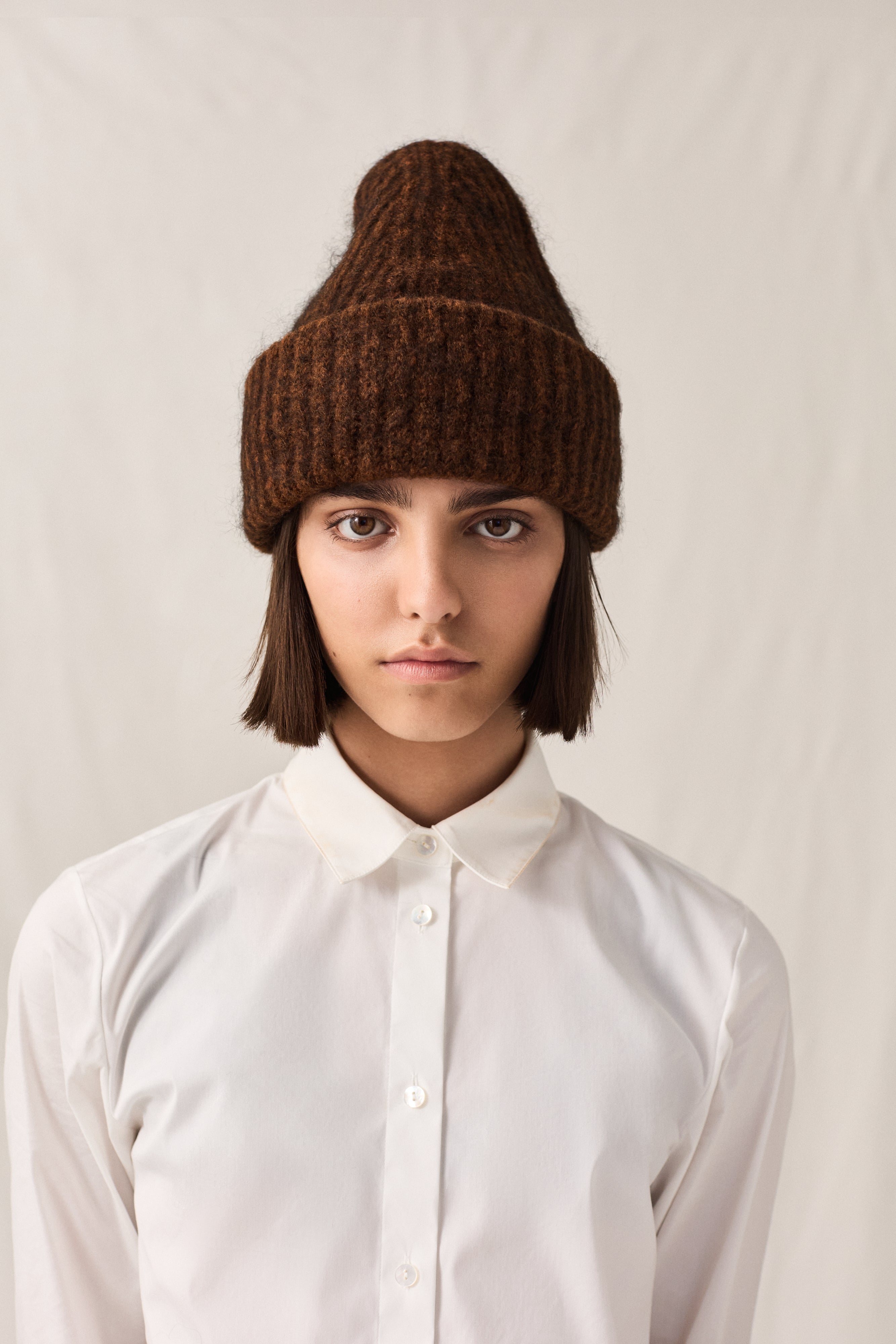 Mohair Cotton Lined Beanie Root