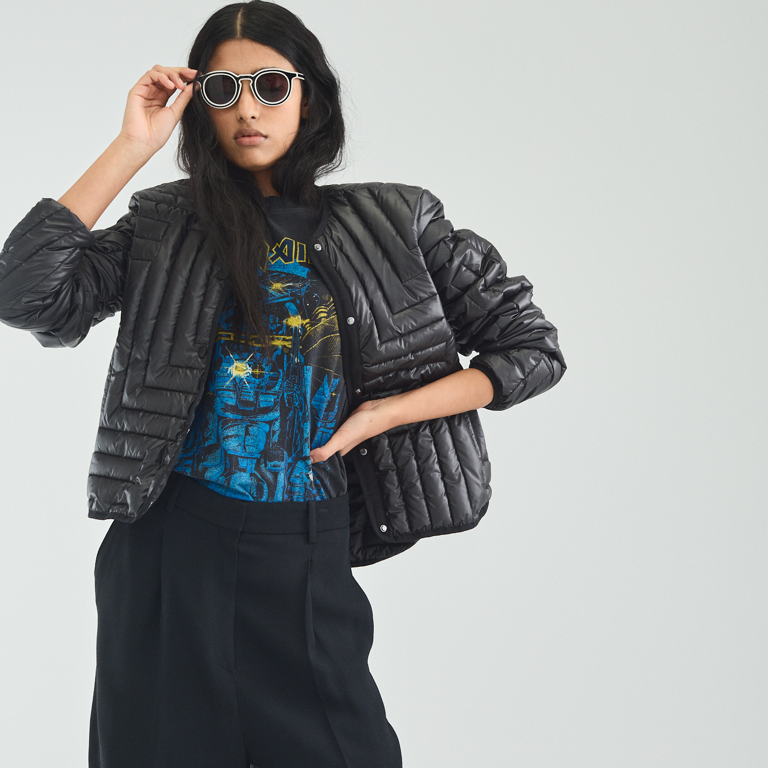 L Chev Bomber in Black