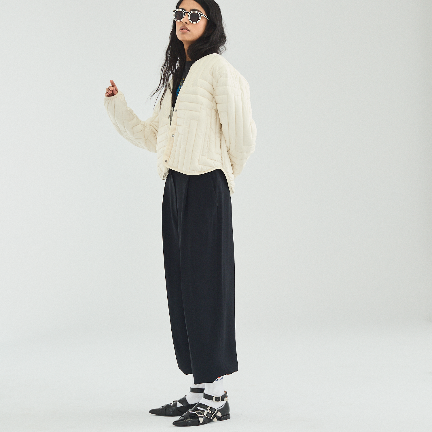 L Chev Bomber in Warm White