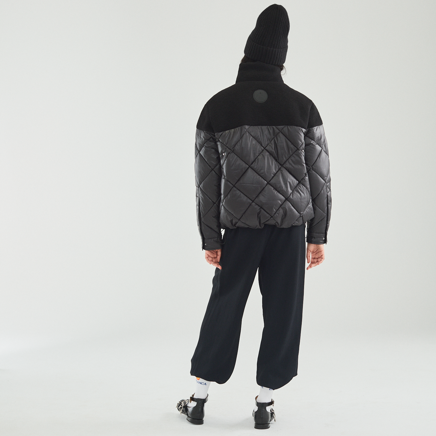 Wool Shoulder Bomber