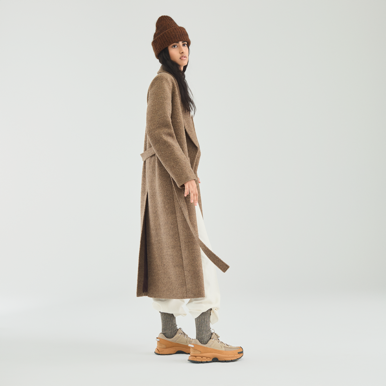 Boucle Wrap Taupe