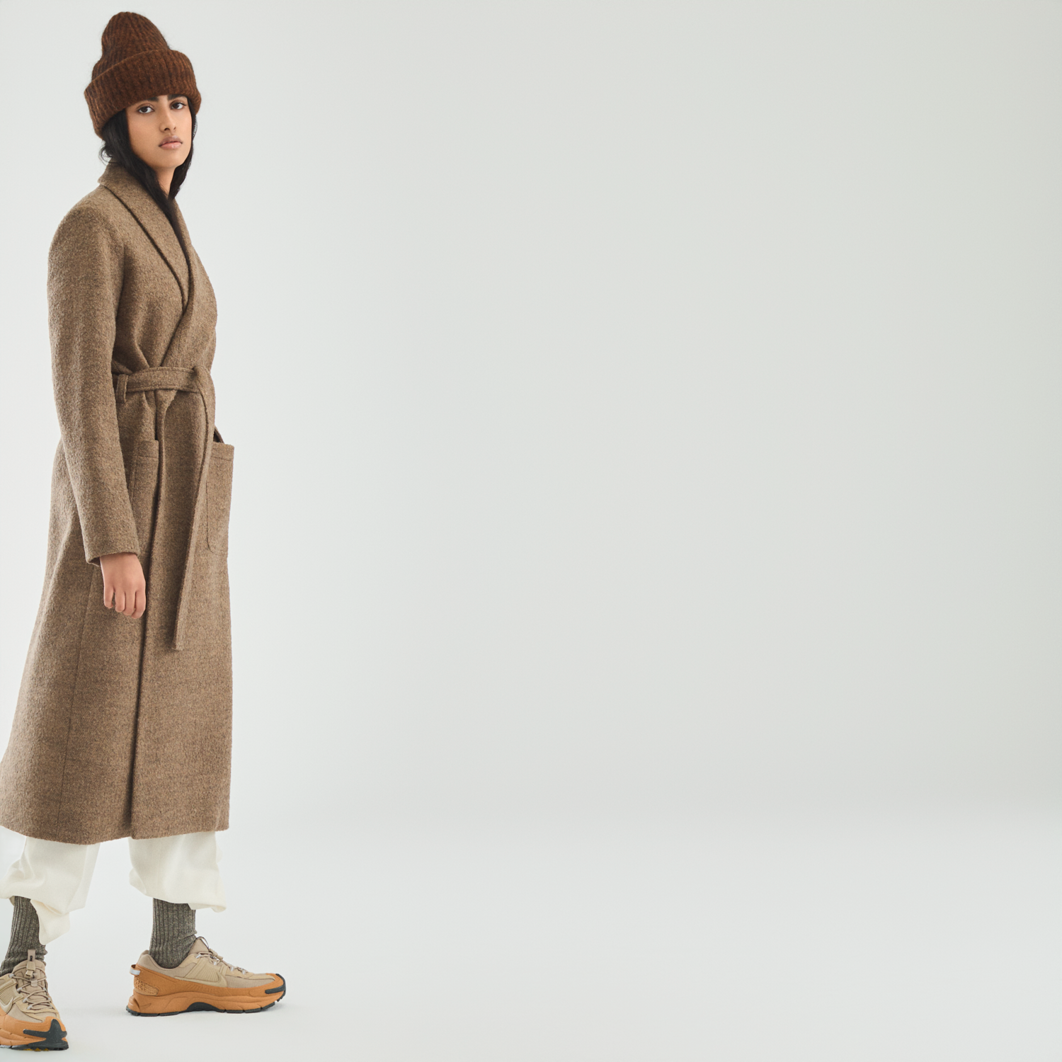 Boucle Wrap Taupe