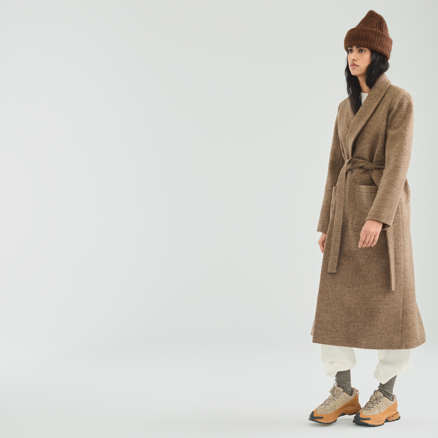 Boucle Wrap Taupe