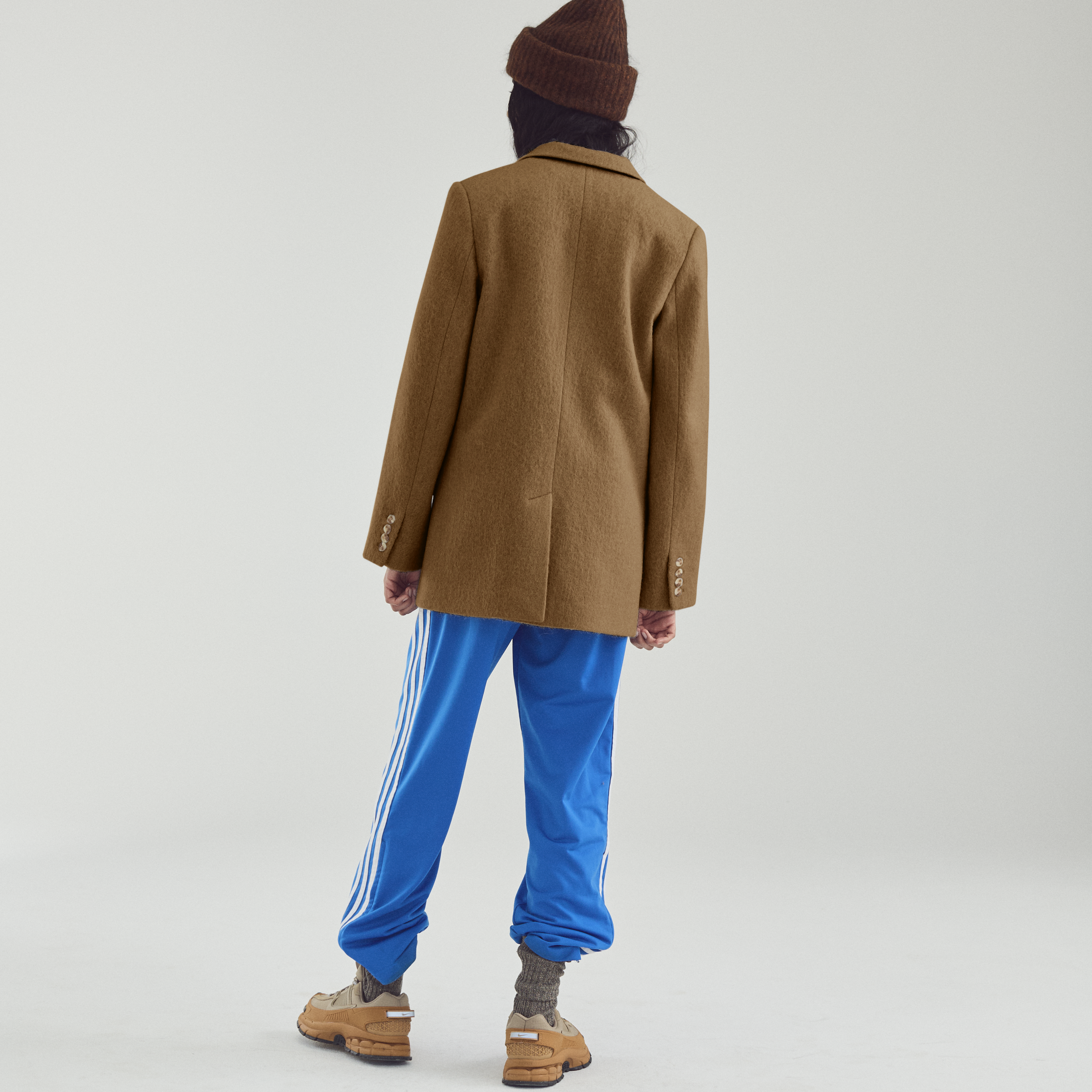 Mohair DB Blazer Camel