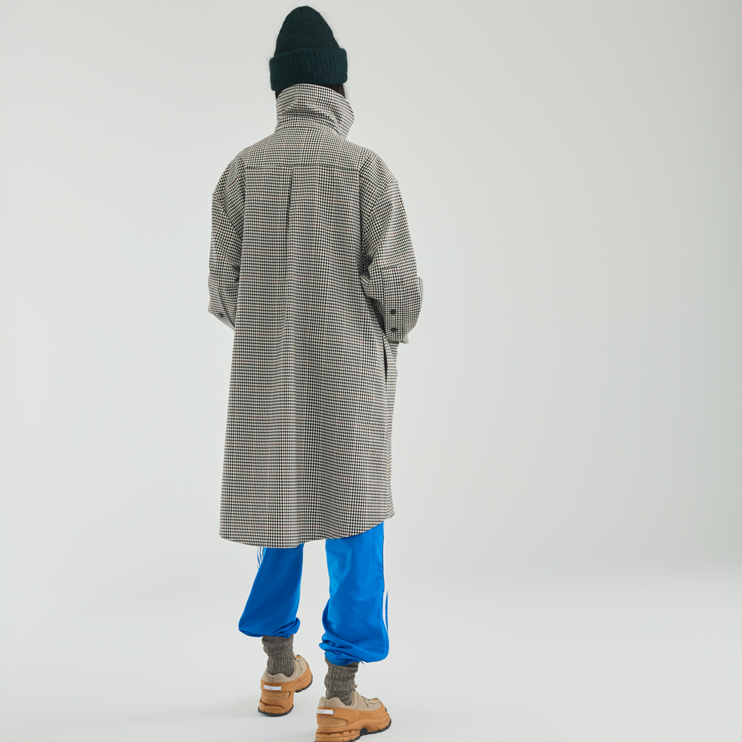 Boomerang Trench Plaid