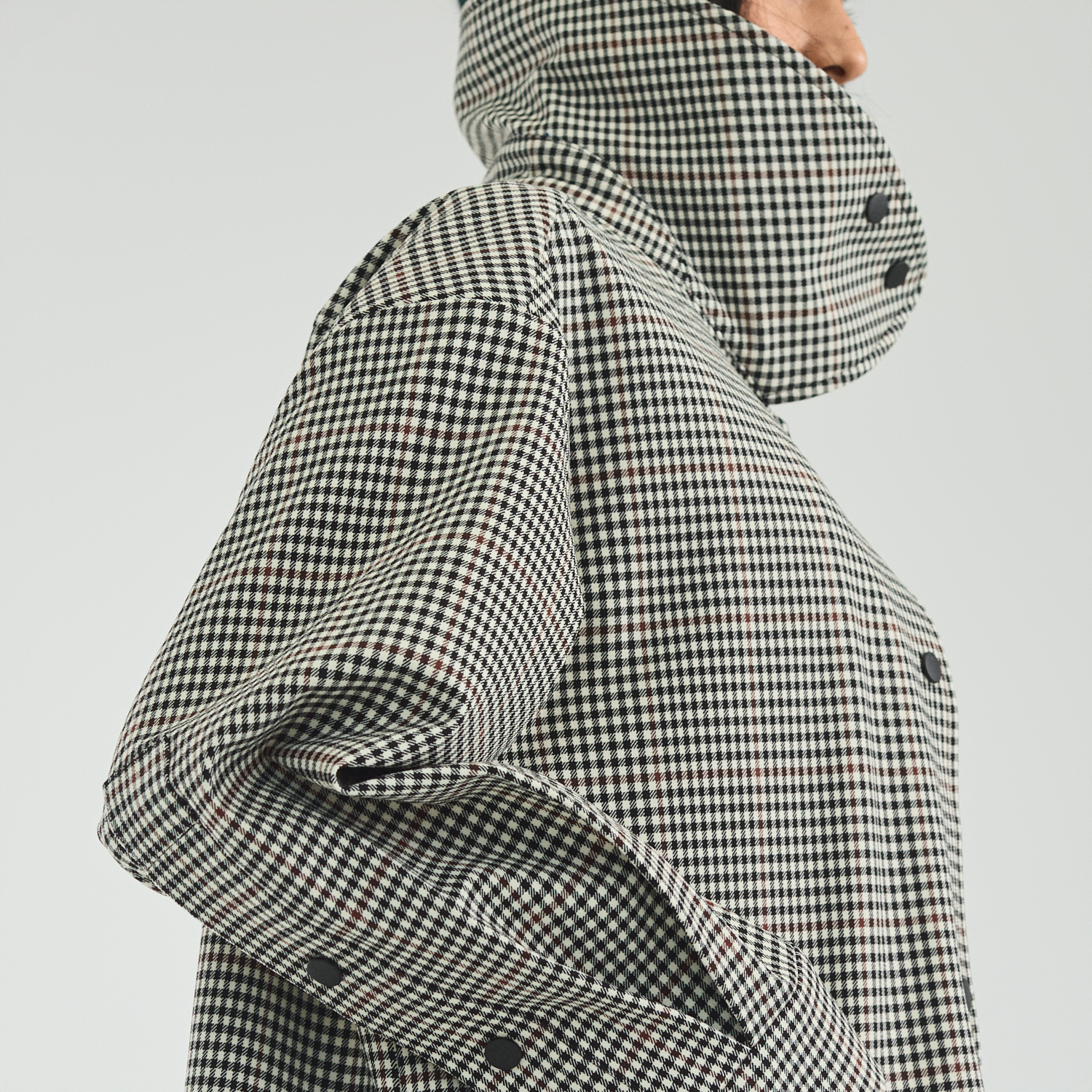 Boomerang Trench Plaid