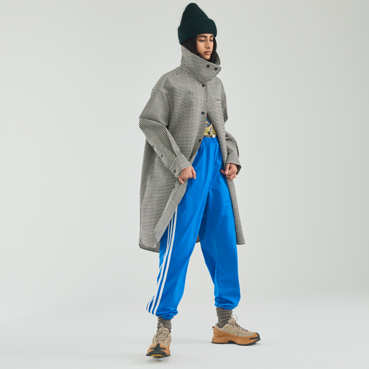 Boomerang Trench Plaid