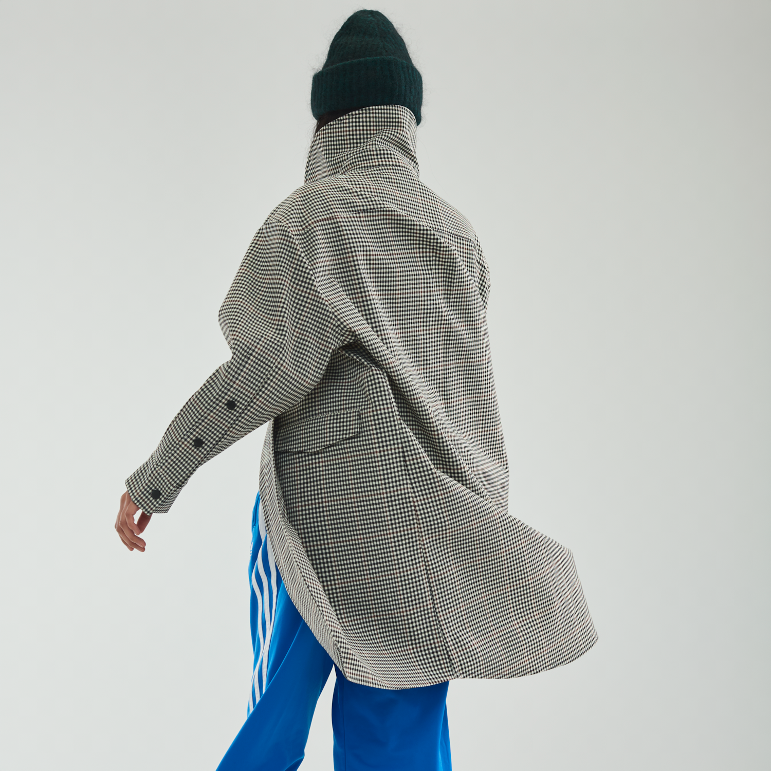 Boomerang Trench Plaid