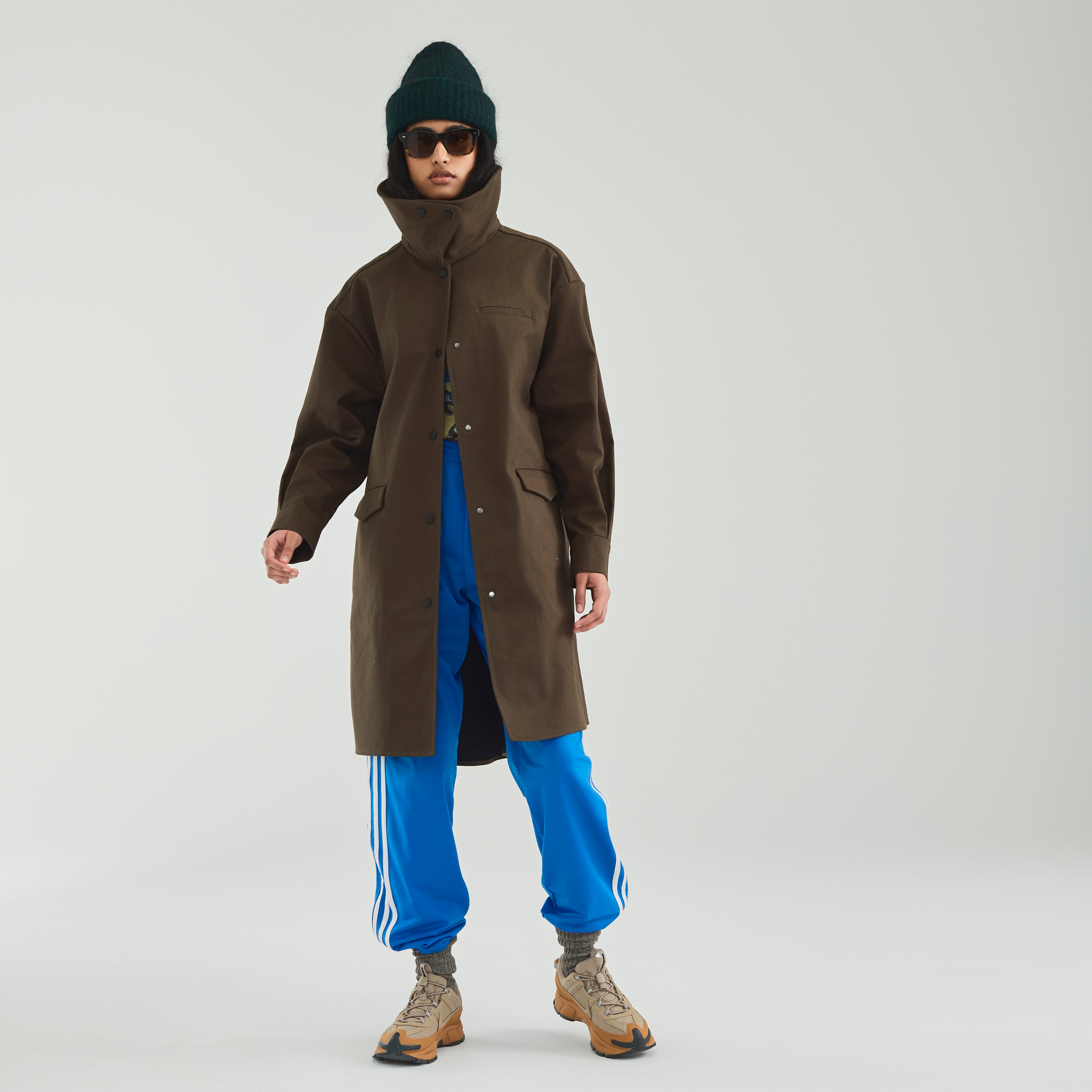 Boomerang Trench Khaki Twill