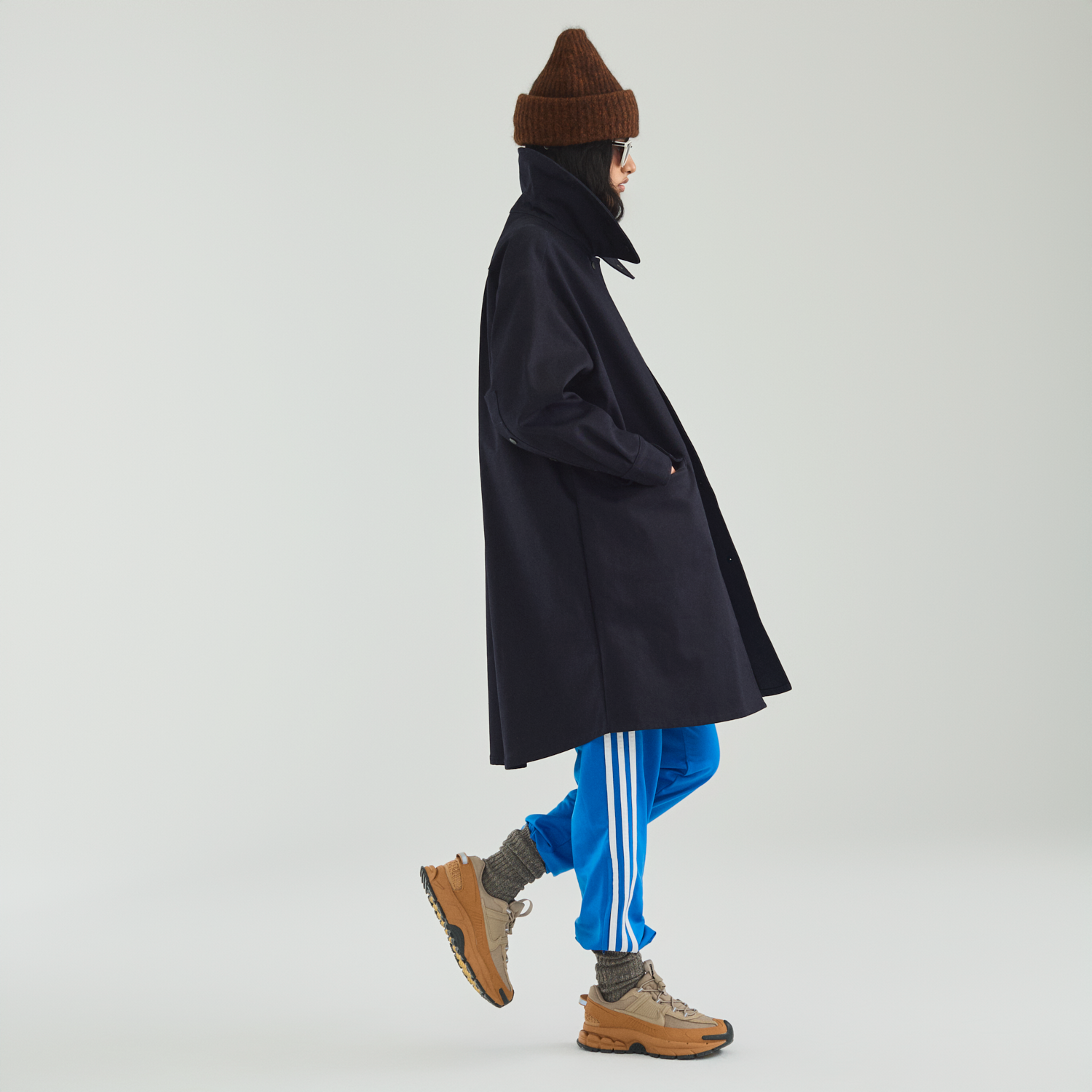 Boomerang Trench Navy Twill