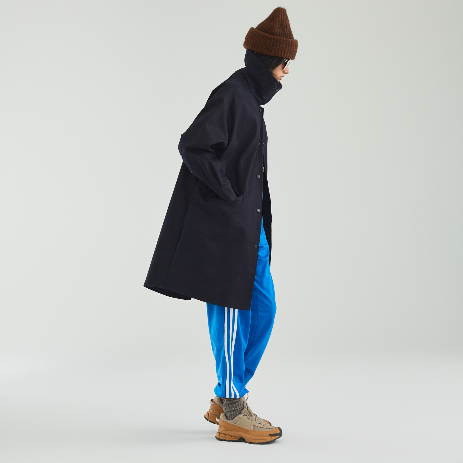 Boomerang Trench Navy Twill