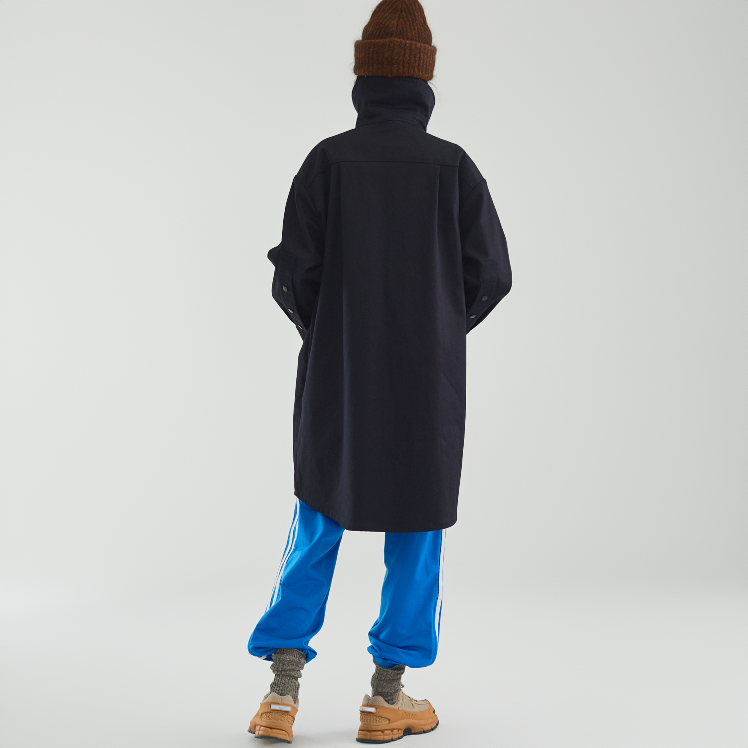 Boomerang Trench Navy Twill