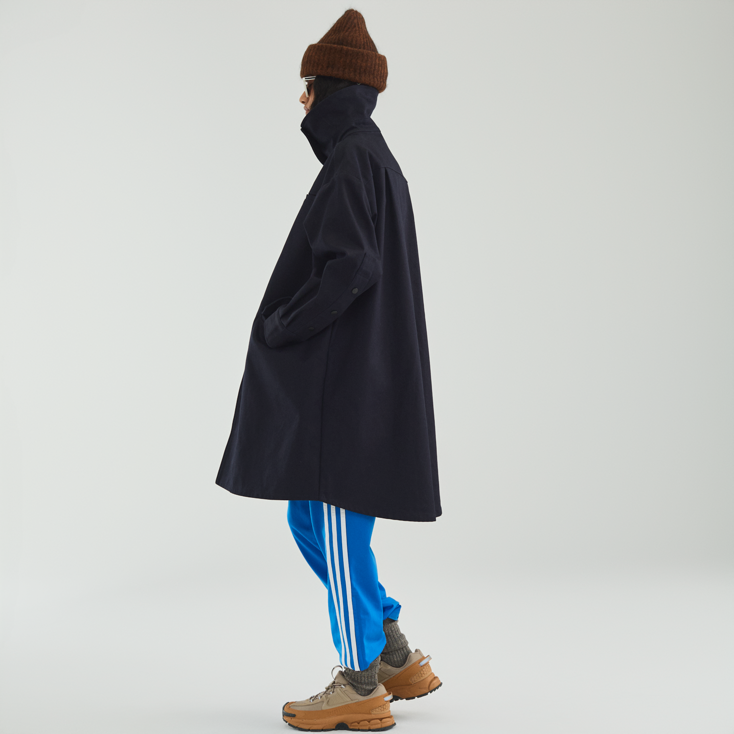 Boomerang Trench Navy Twill