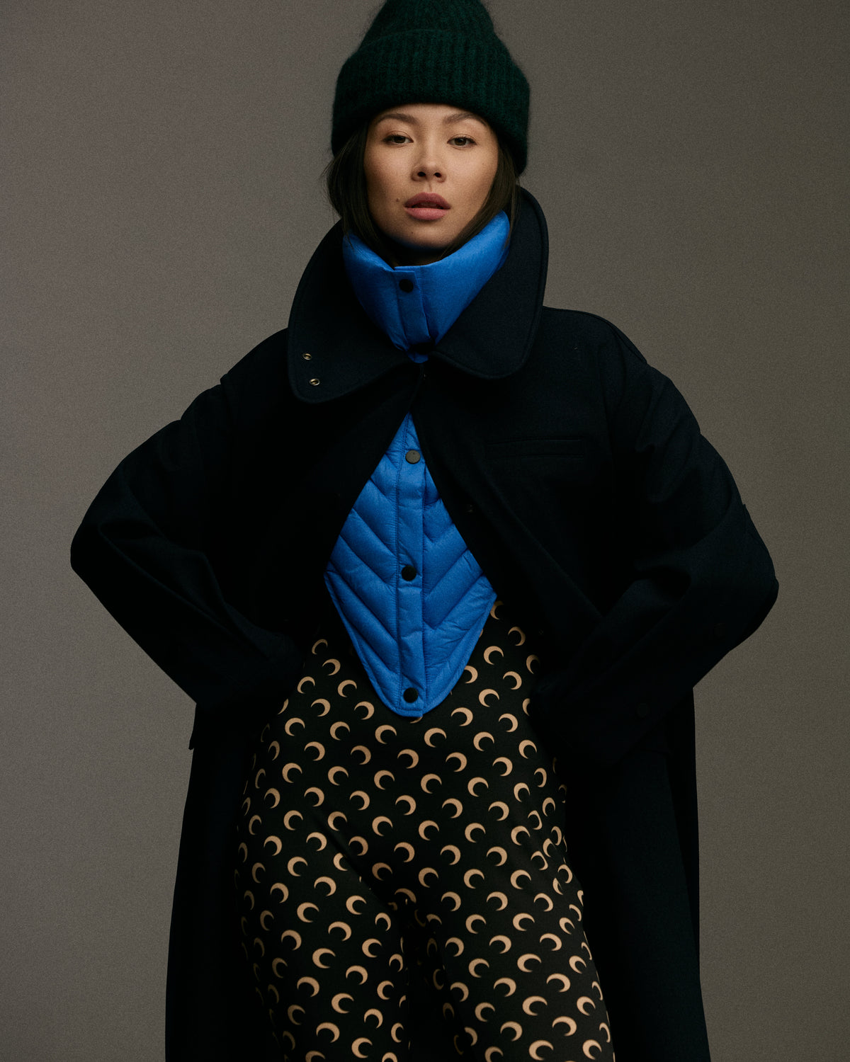Boomerang Trench | Navy - Waterproof, Breathable & Crease Free