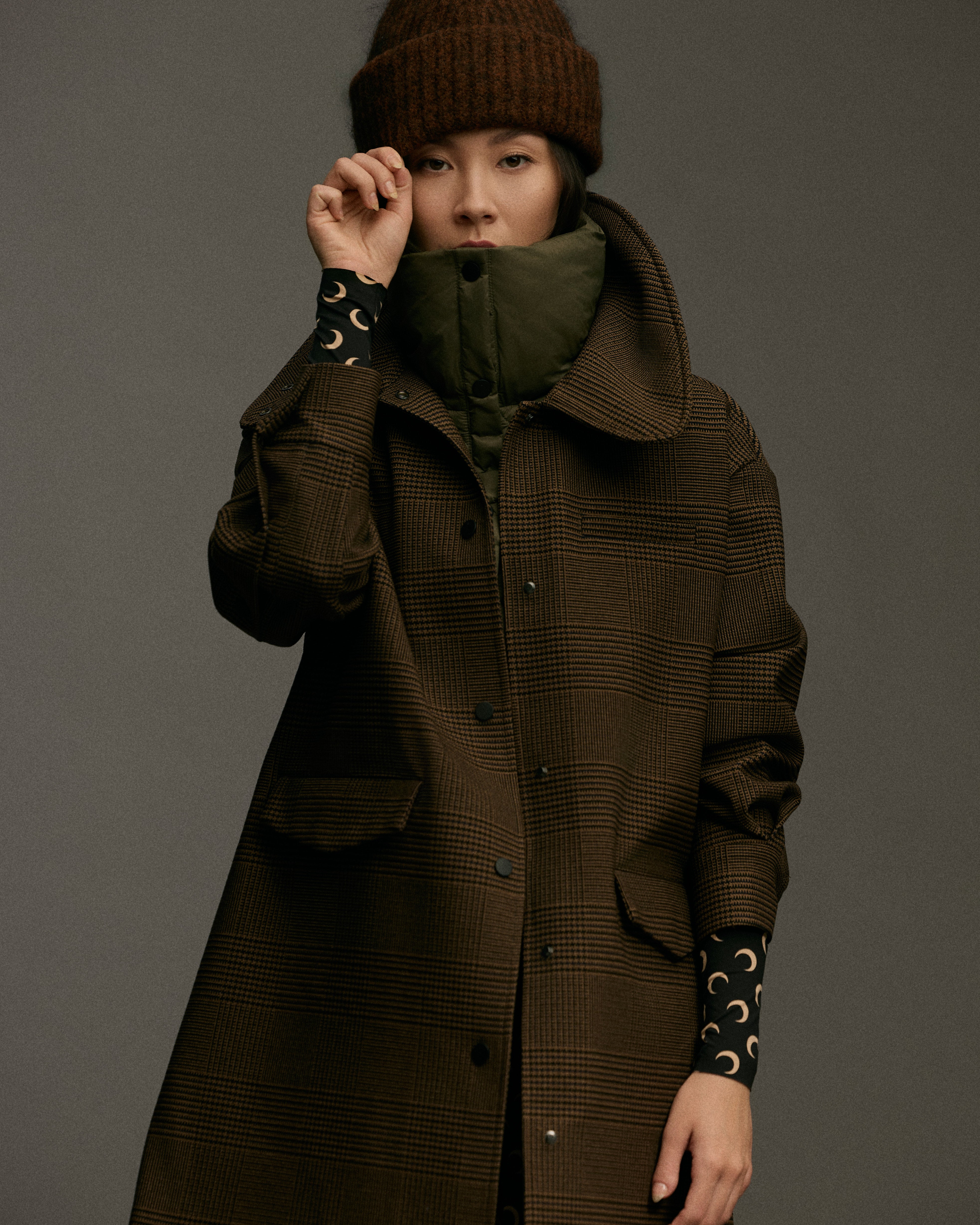 Boomerang Trench | Tawny Plaid - Waterproof, Breathable & Crease Free