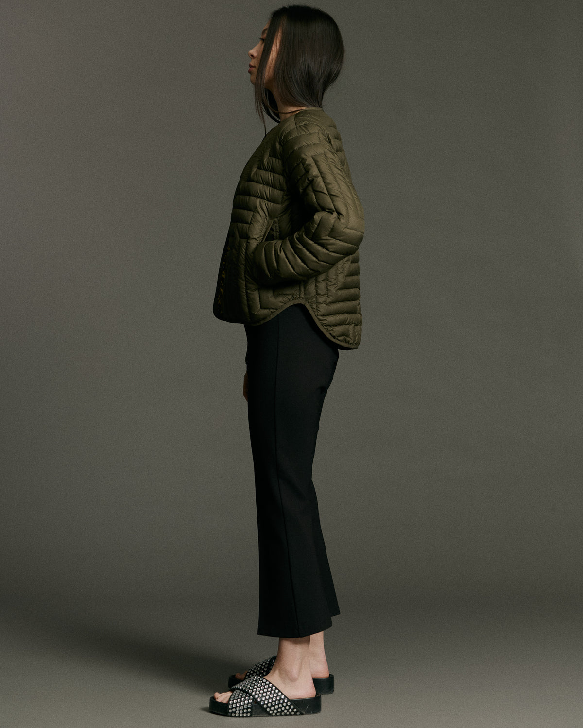 L Chev Bomber Reversible | Pine & Lime