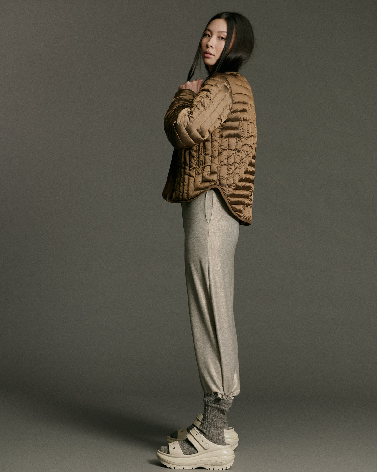 L Chev Bomber Reversible | Cocoa & Clay