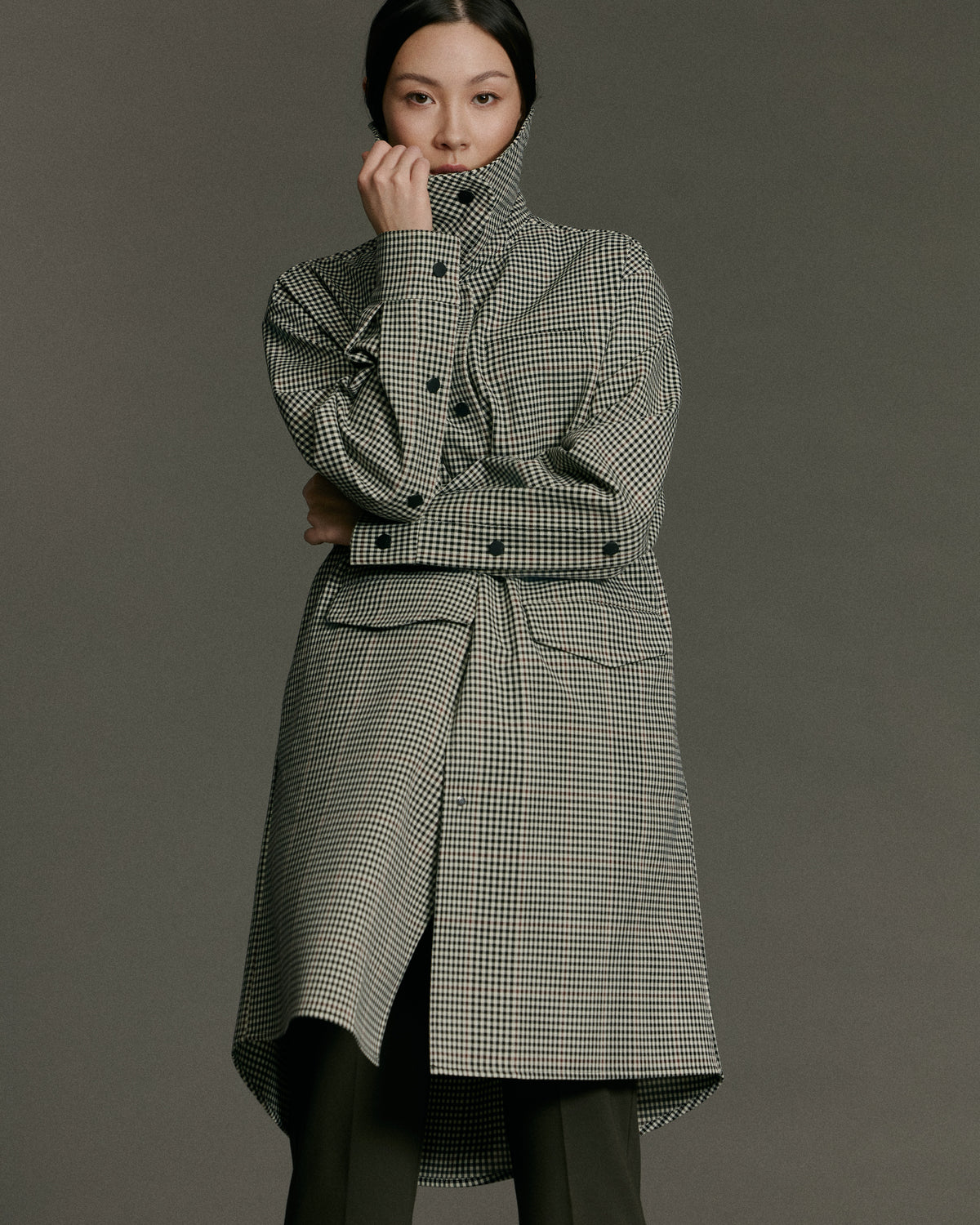 Boomerang Trench | Plaid – Waterproof, Breathable & Crease Free