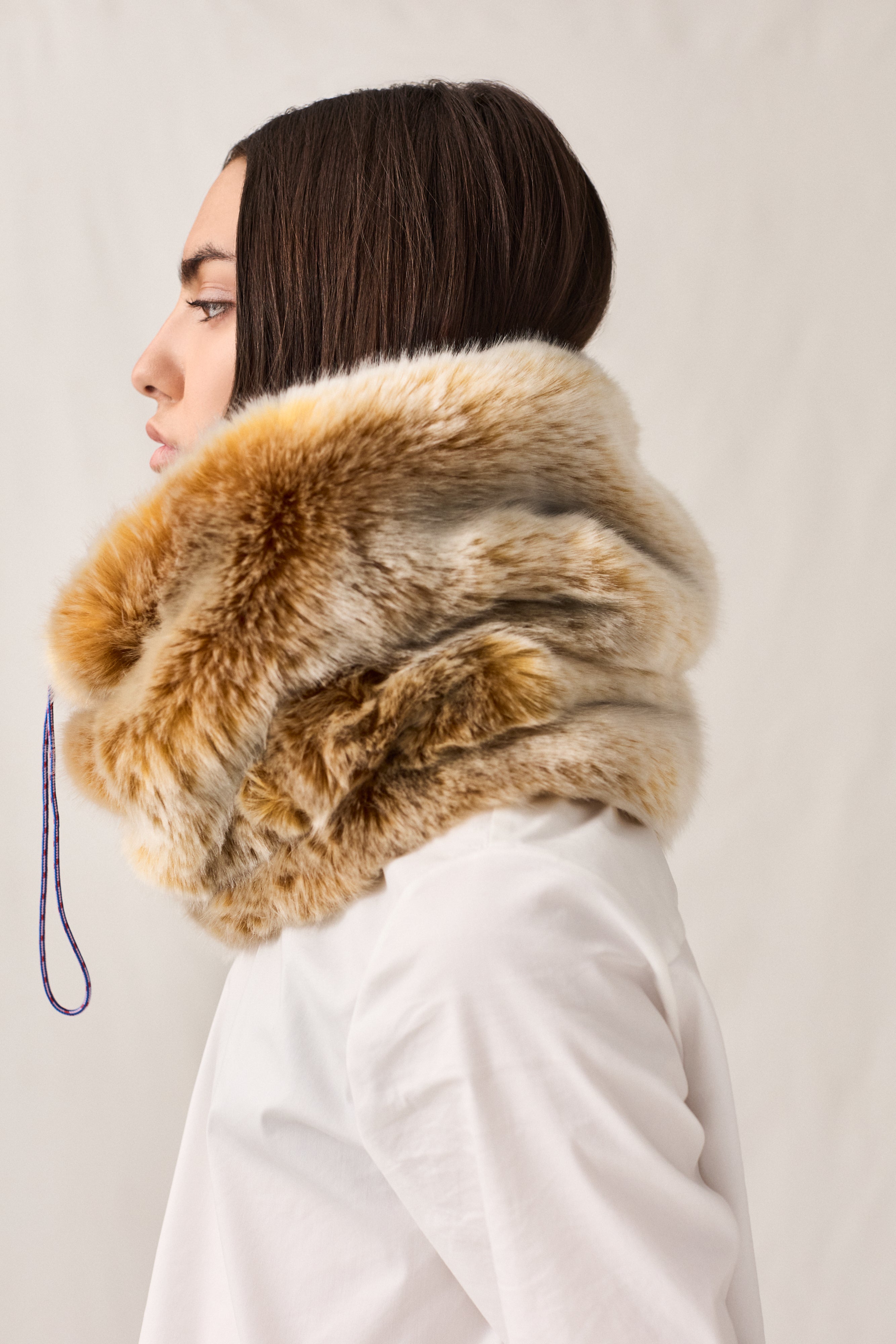 Recycled Faux Fur Collar