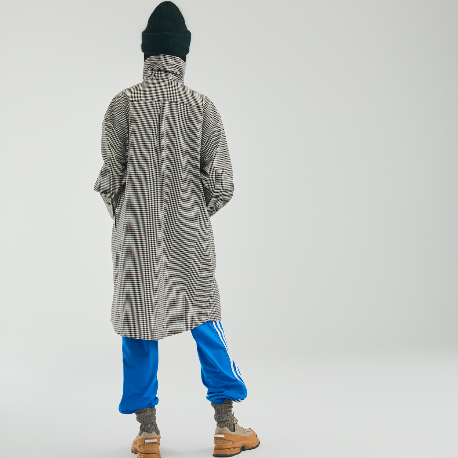 Boomerang Trench Plaid