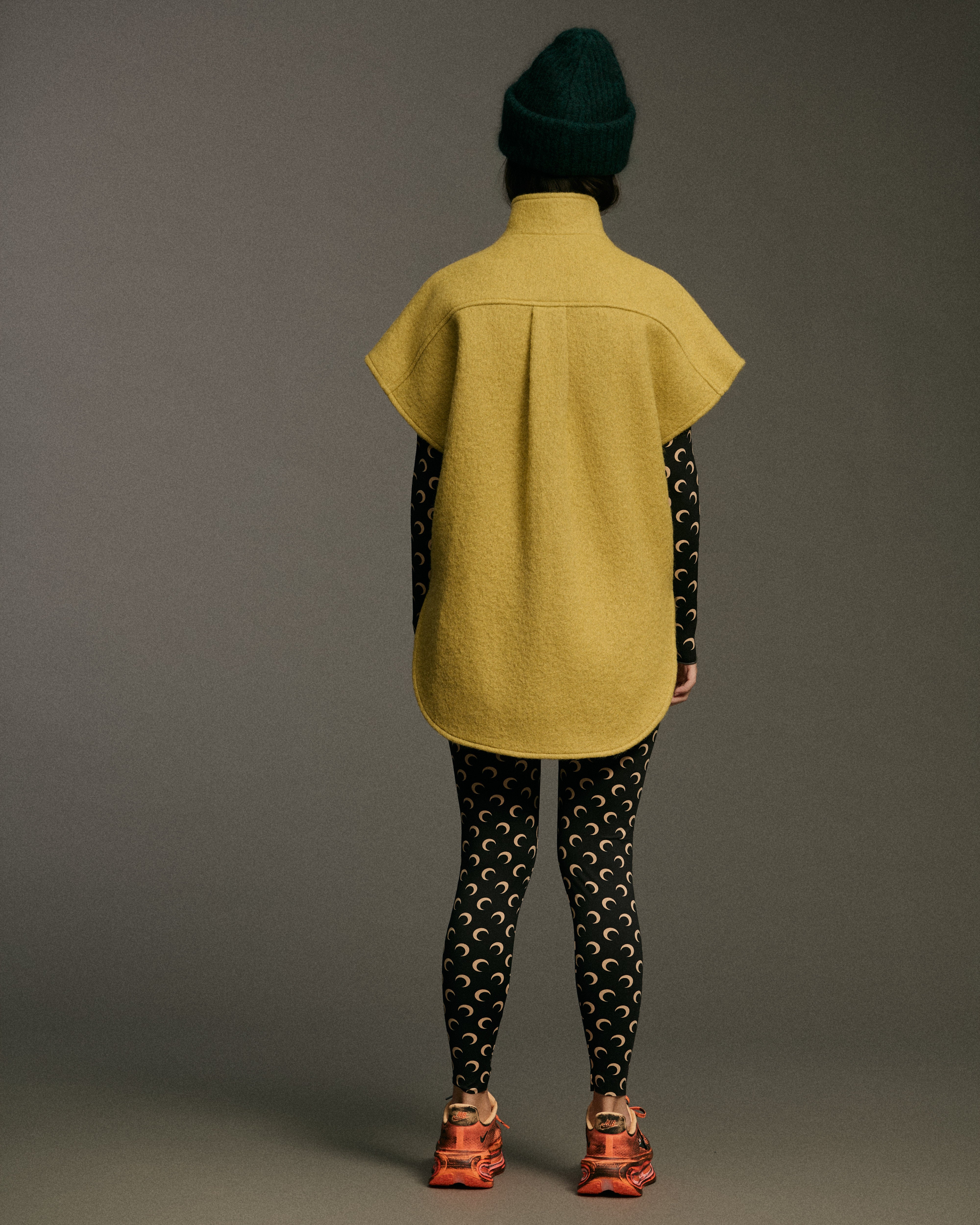 Wool Metal Zip | Lime