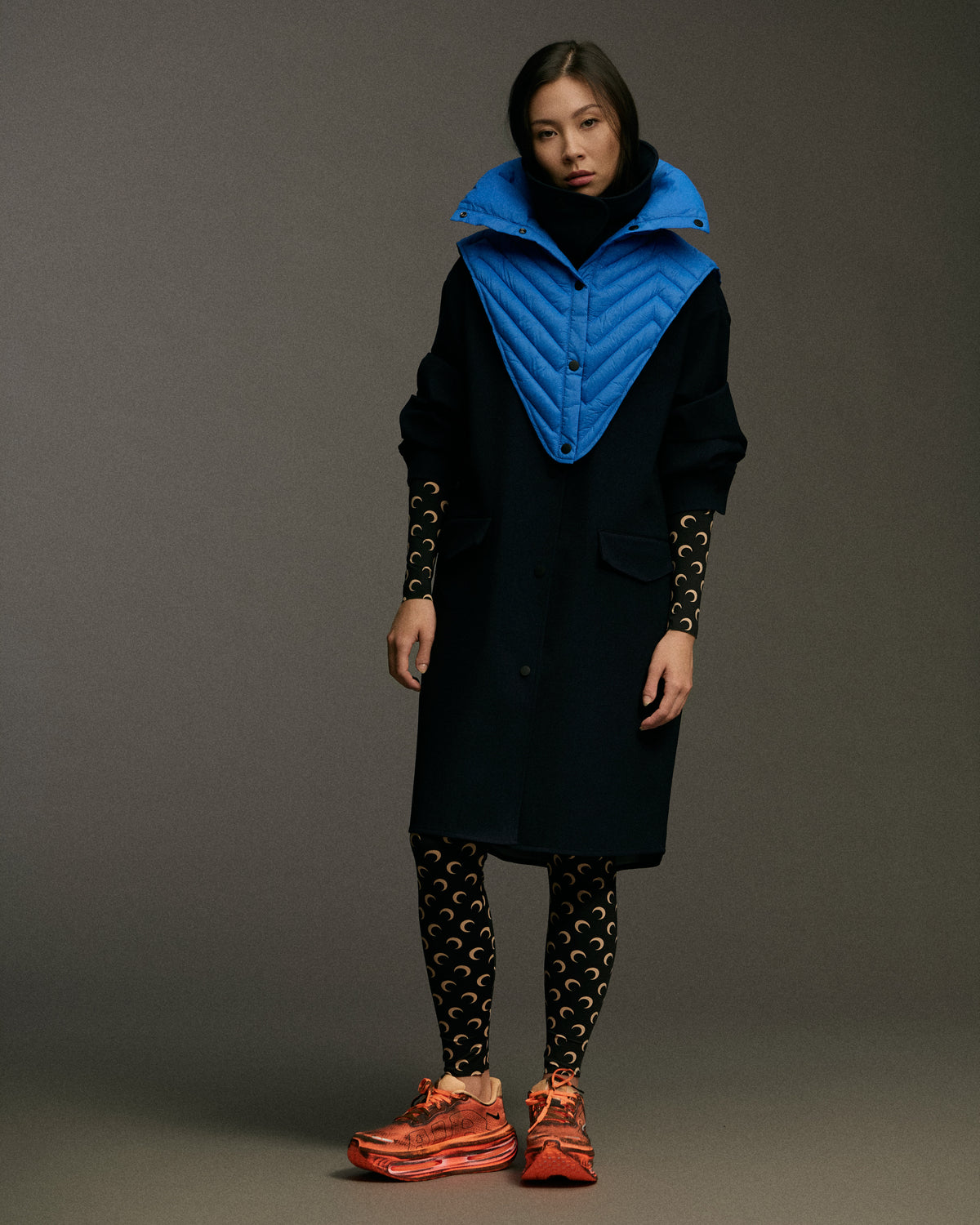 Boomerang Trench | Navy - Waterproof, Breathable & Crease Free