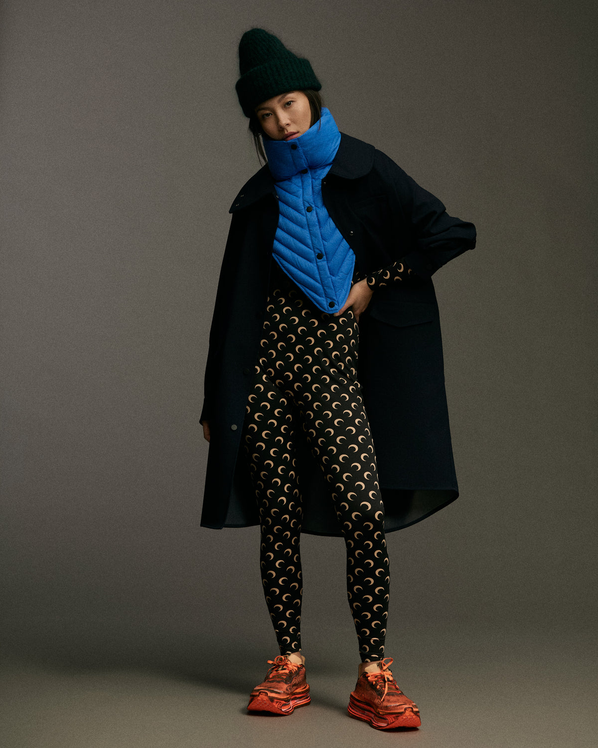 Boomerang Trench | Navy - Waterproof, Breathable & Crease Free