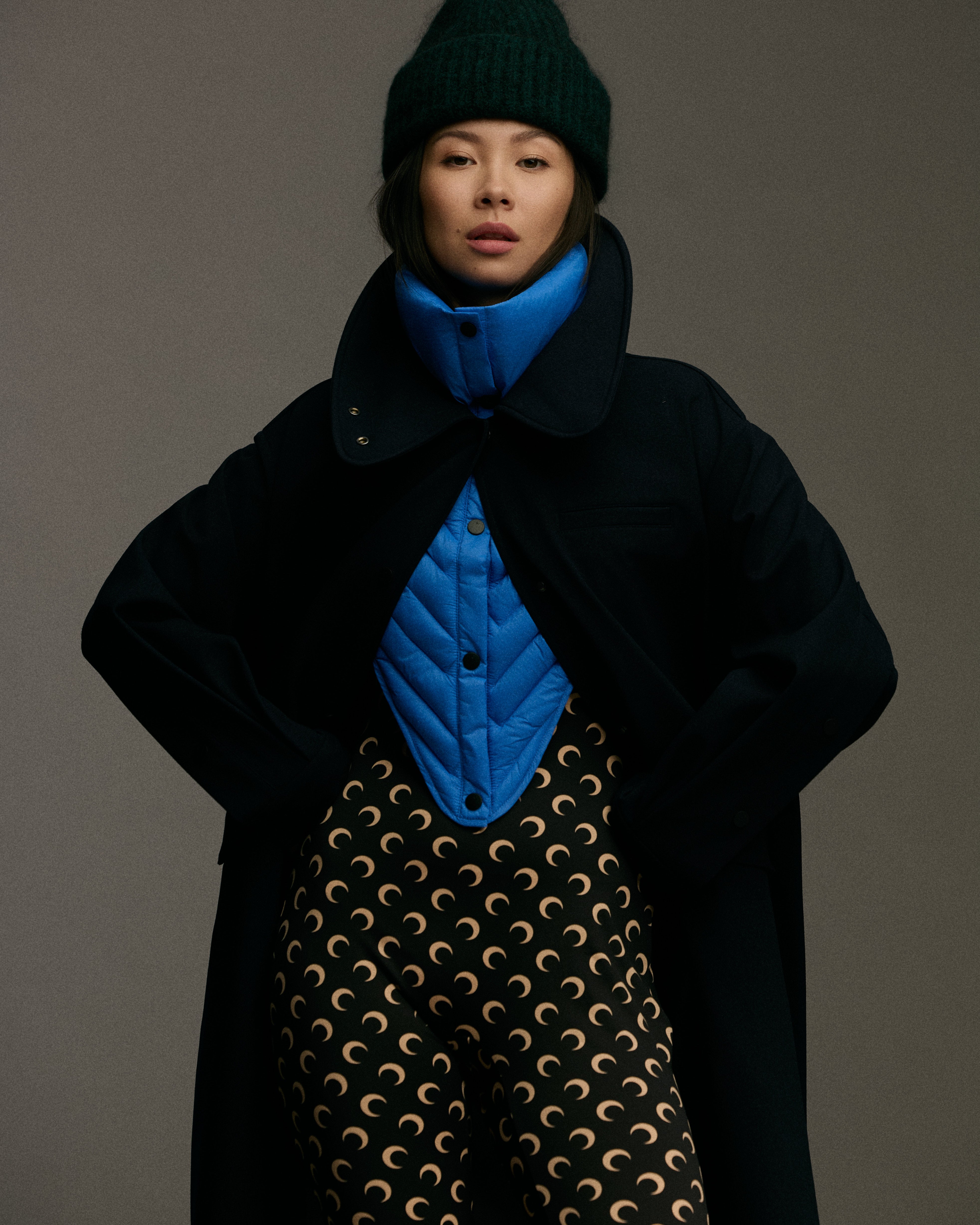 Boomerang Trench | Navy - Waterproof, Breathable & Crease Free