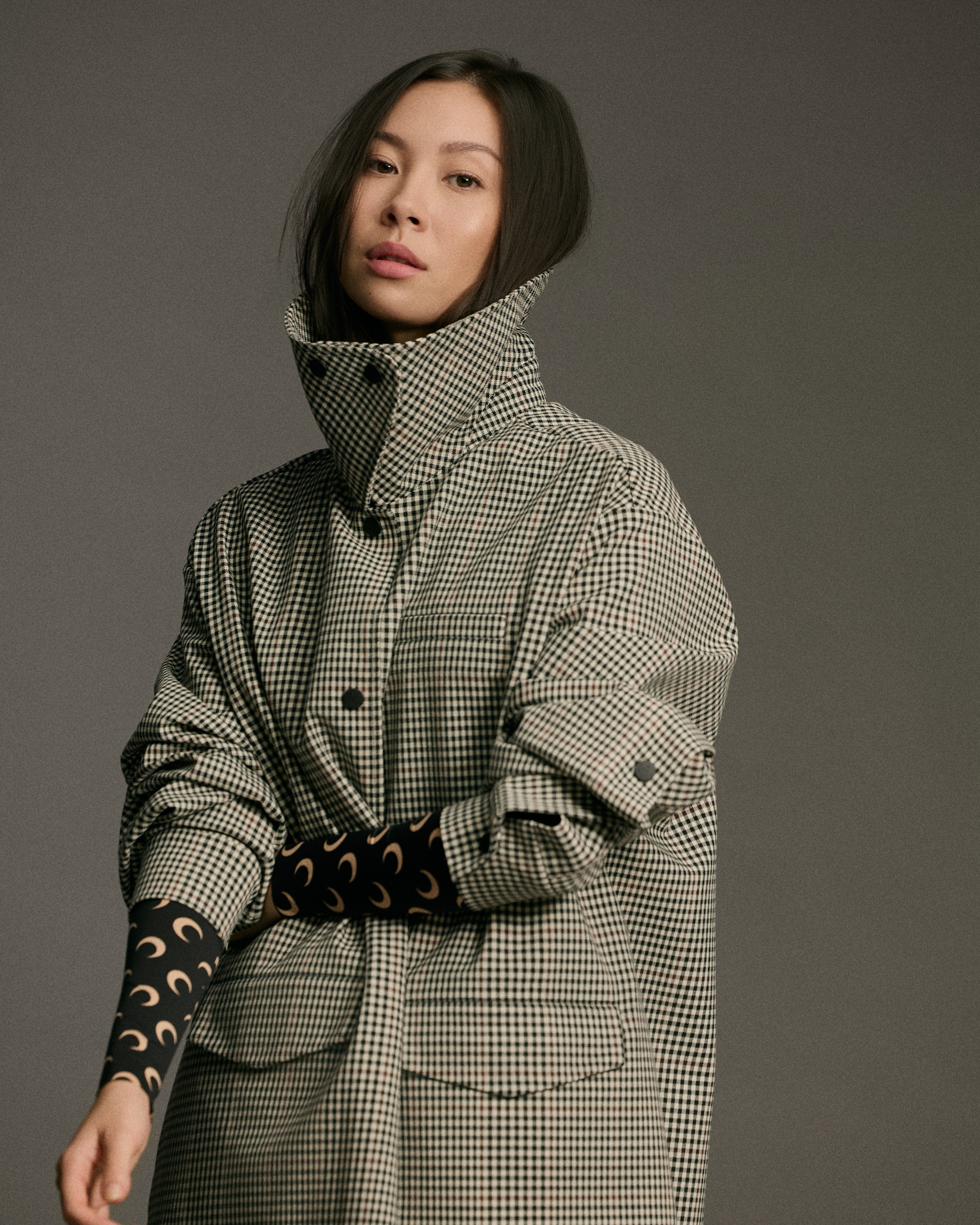 Boomerang Trench | Plaid – Waterproof, Breathable & Crease Free