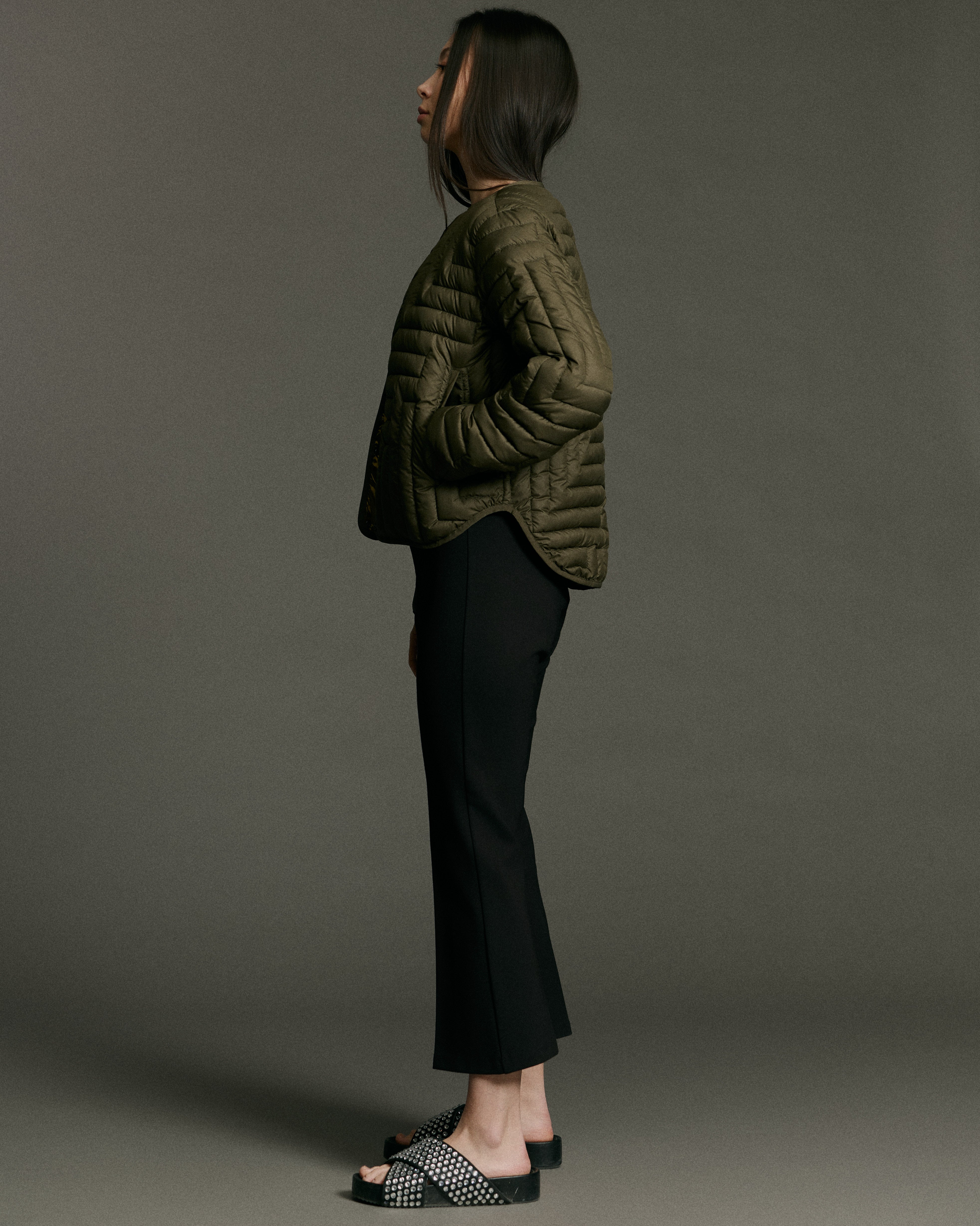 L Chev Bomber Reversible | Pine & Lime