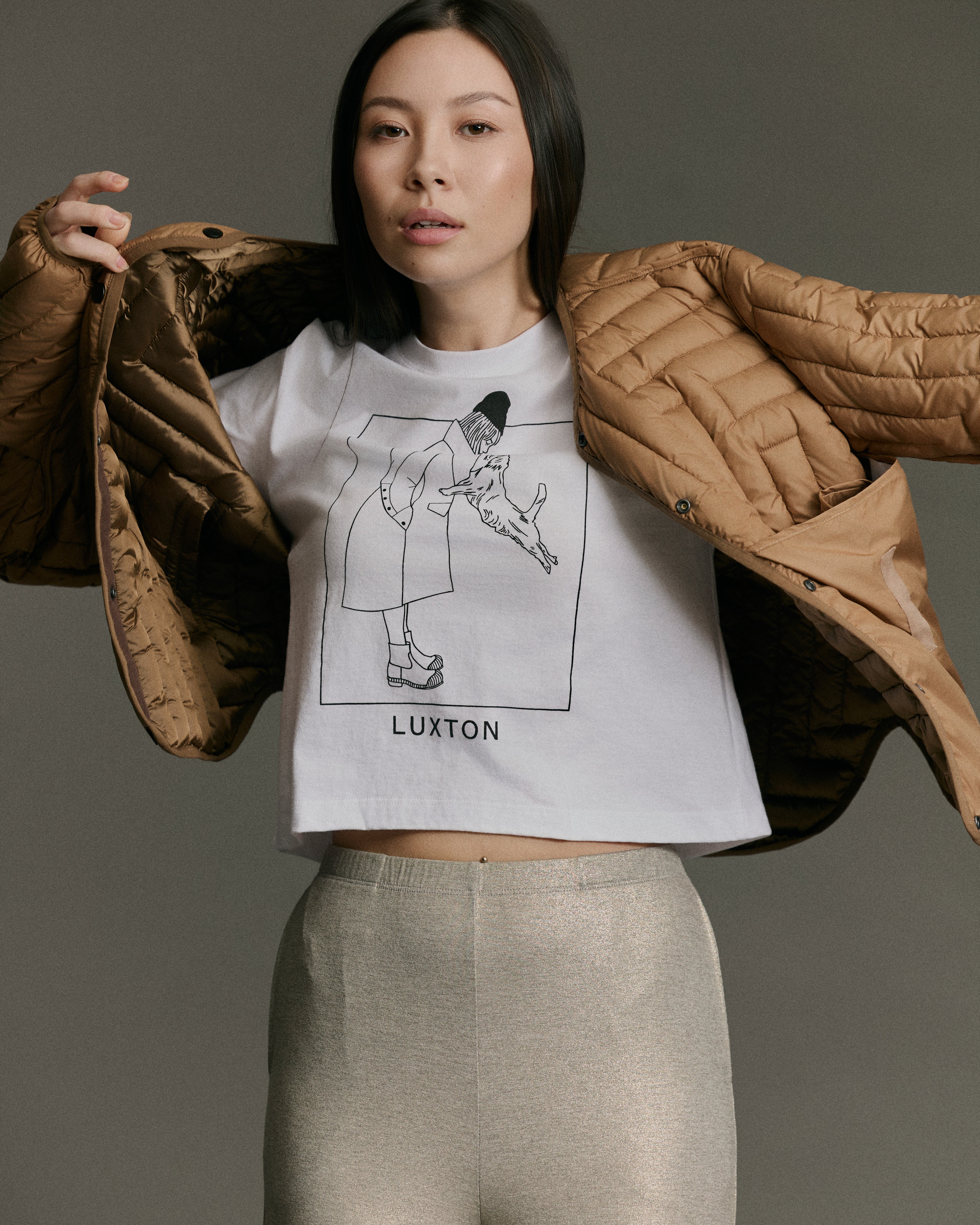 L Chev Bomber Reversible | Cocoa & Clay