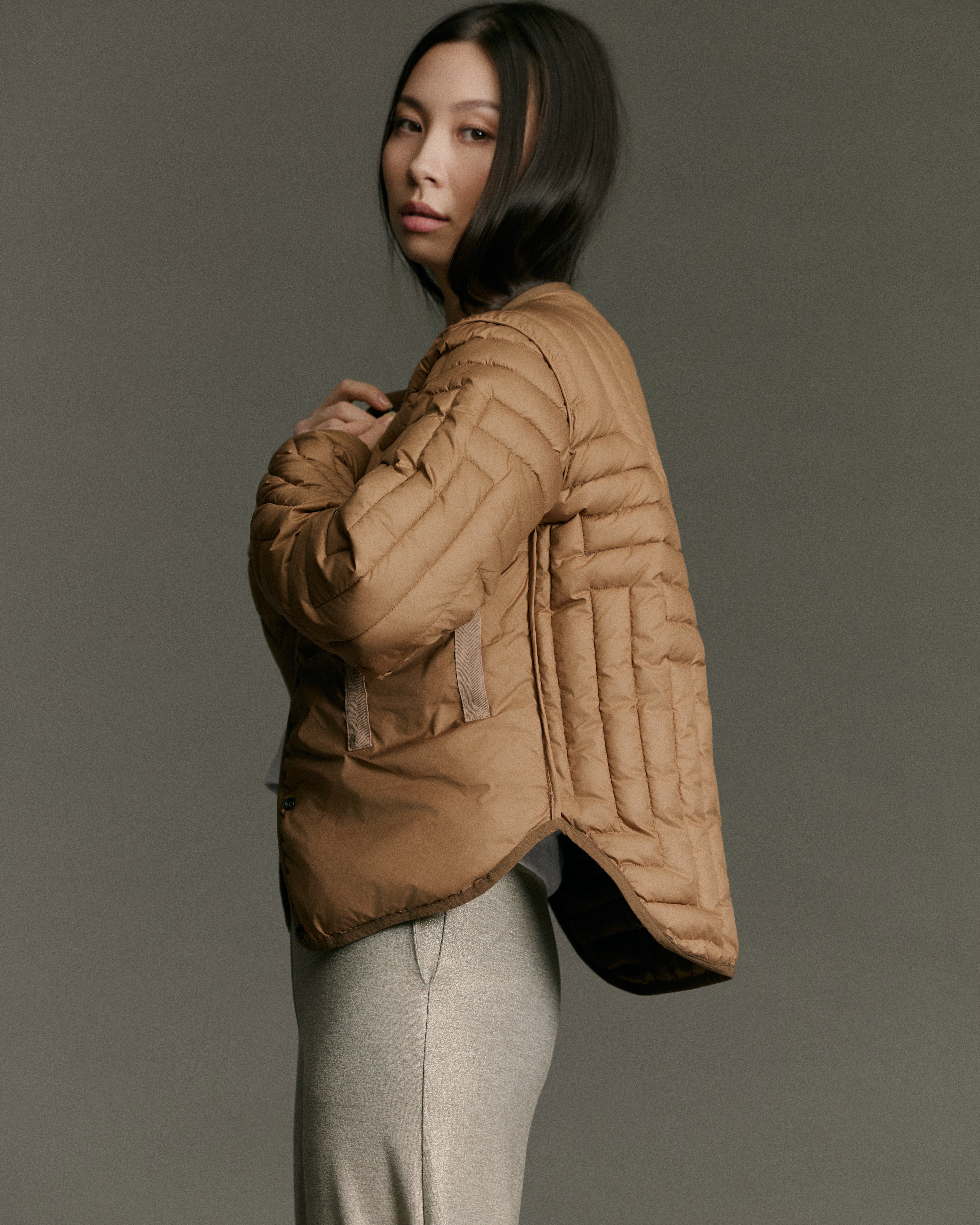 L Chev Bomber Reversible | Cocoa & Clay