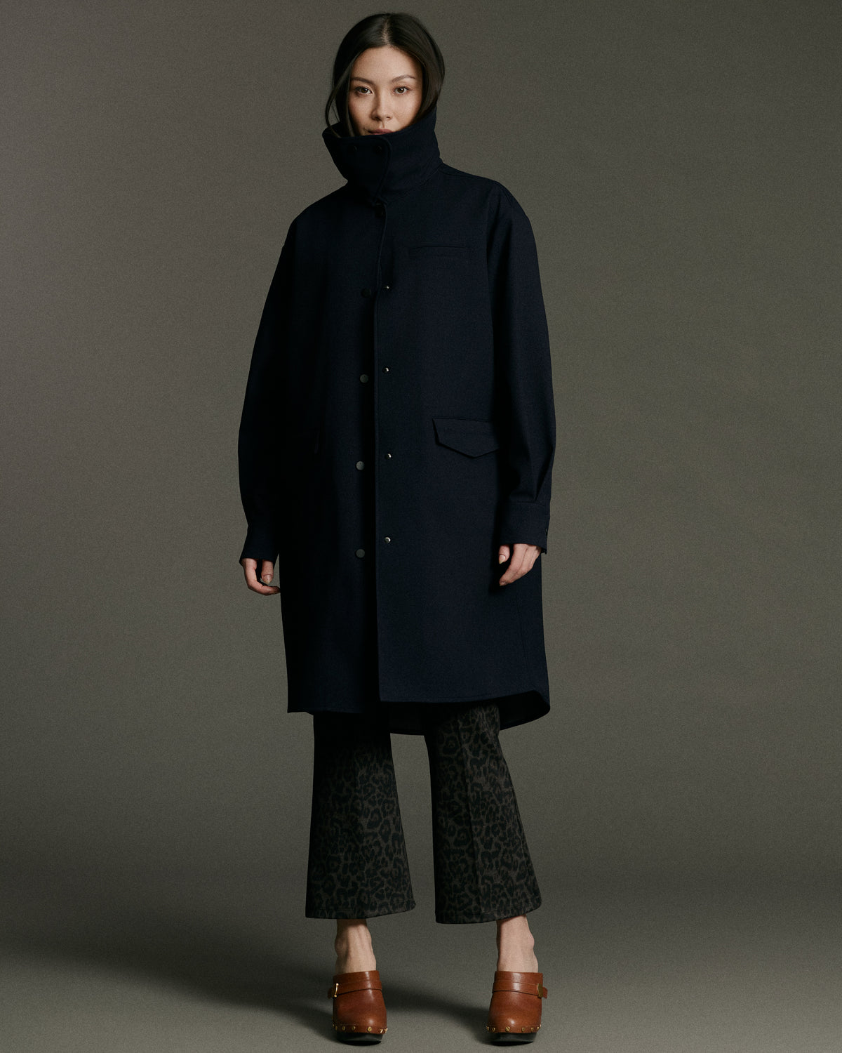Boomerang Trench | Navy - Waterproof, Breathable & Crease Free