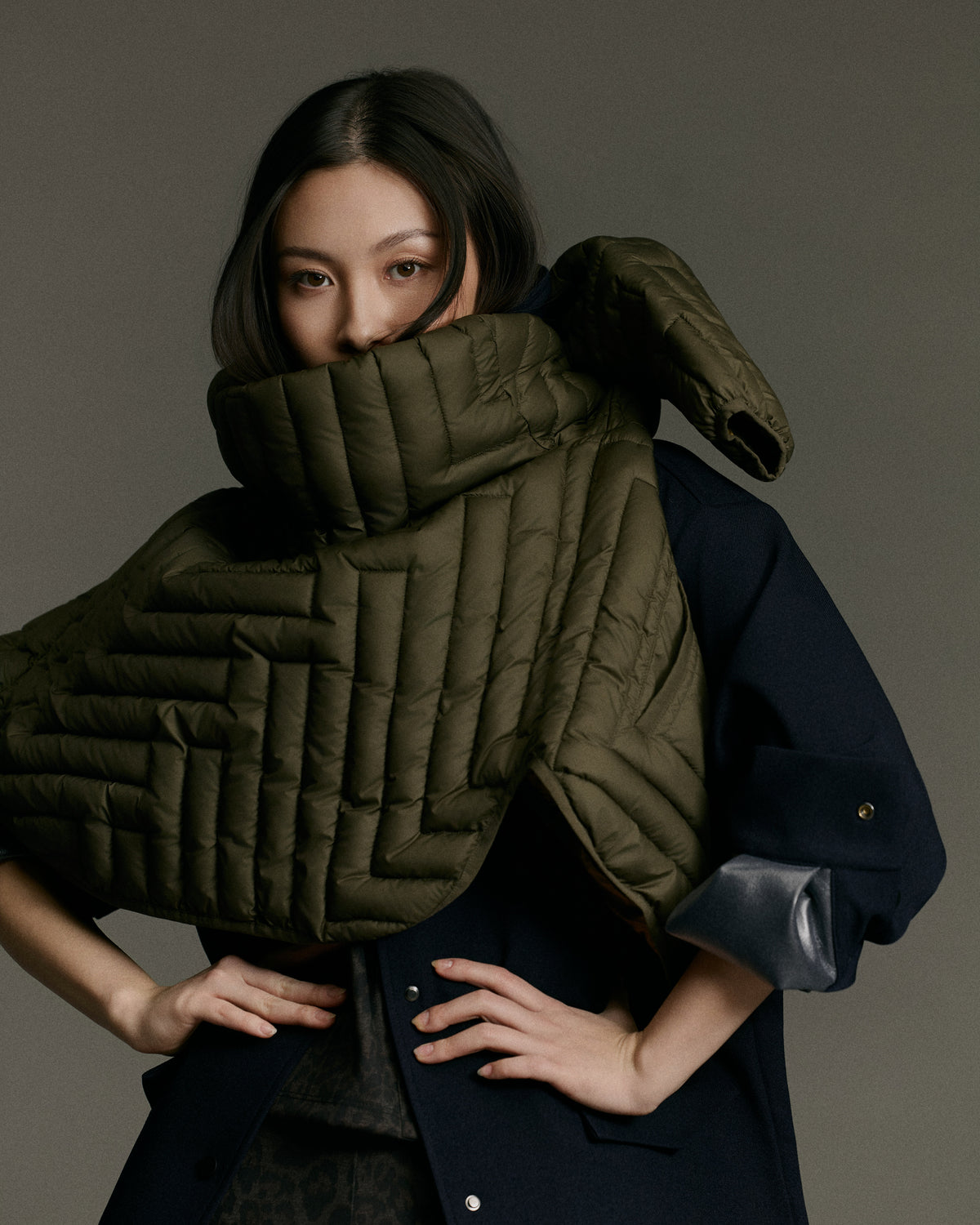 Boomerang Trench | Navy - Waterproof, Breathable & Crease Free