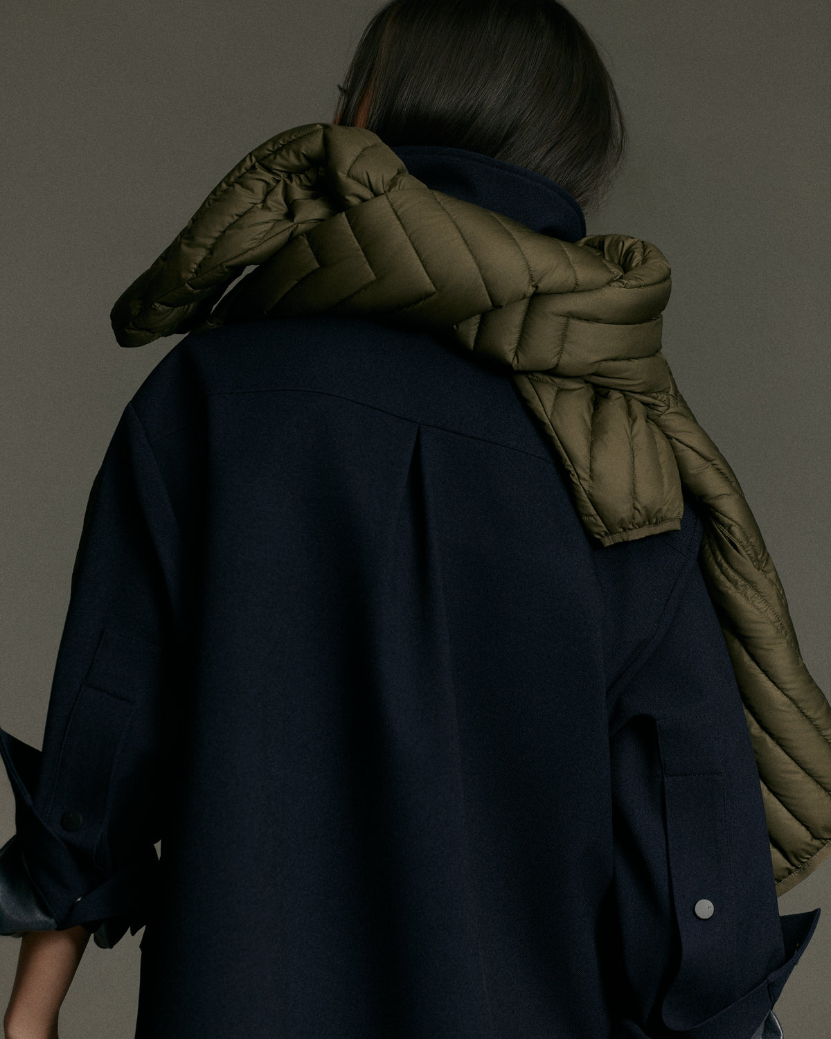 Boomerang Trench | Navy - Waterproof, Breathable & Crease Free