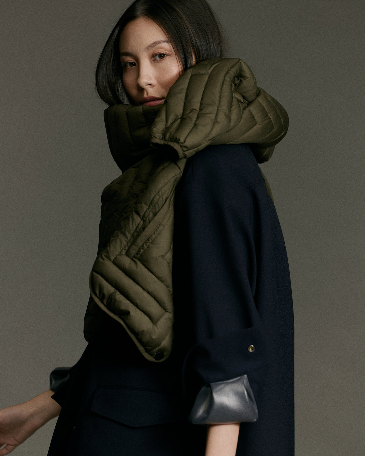 Boomerang Trench | Navy - Waterproof, Breathable & Crease Free