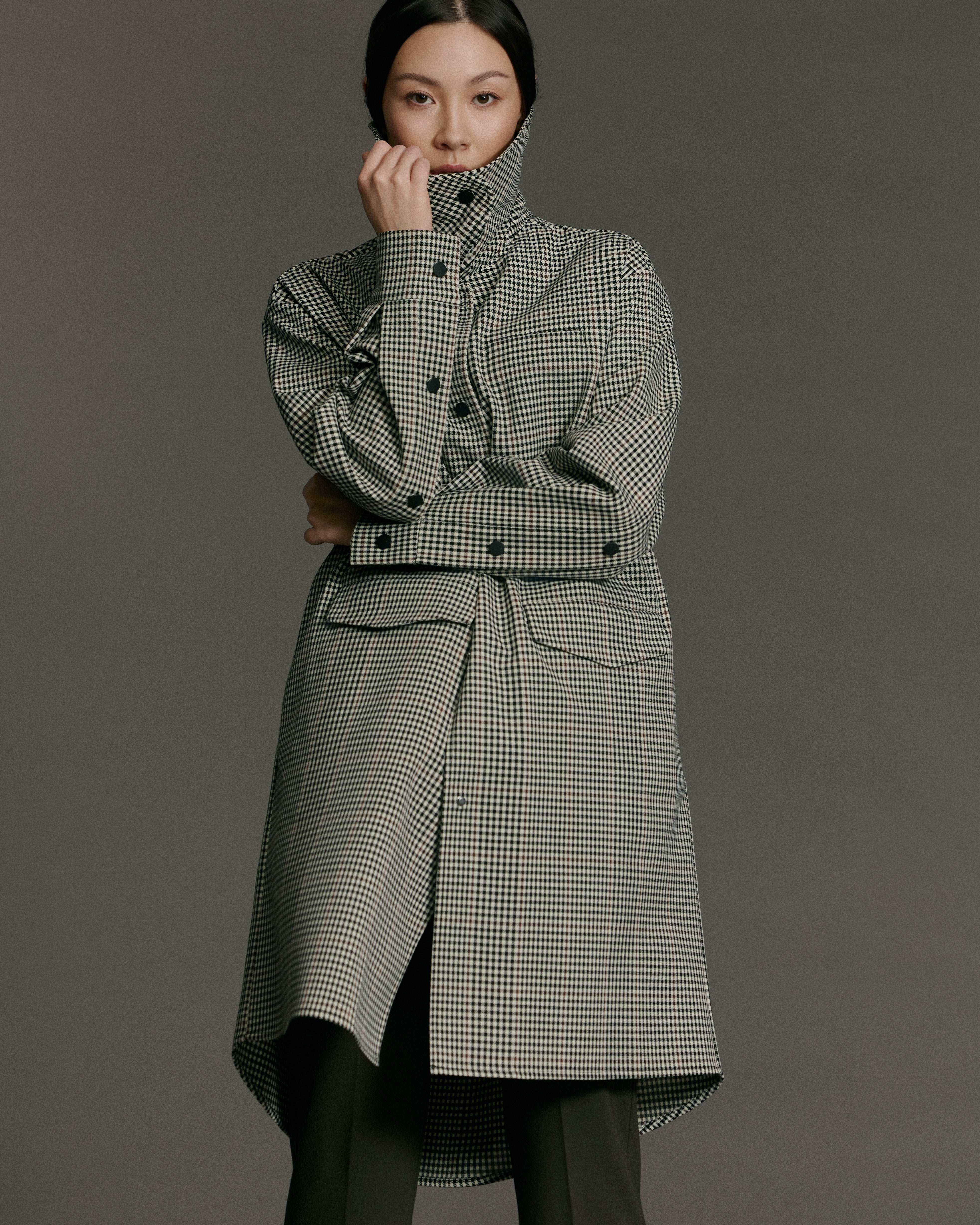 Boomerang Trench | Plaid – Waterproof, Breathable & Crease Free