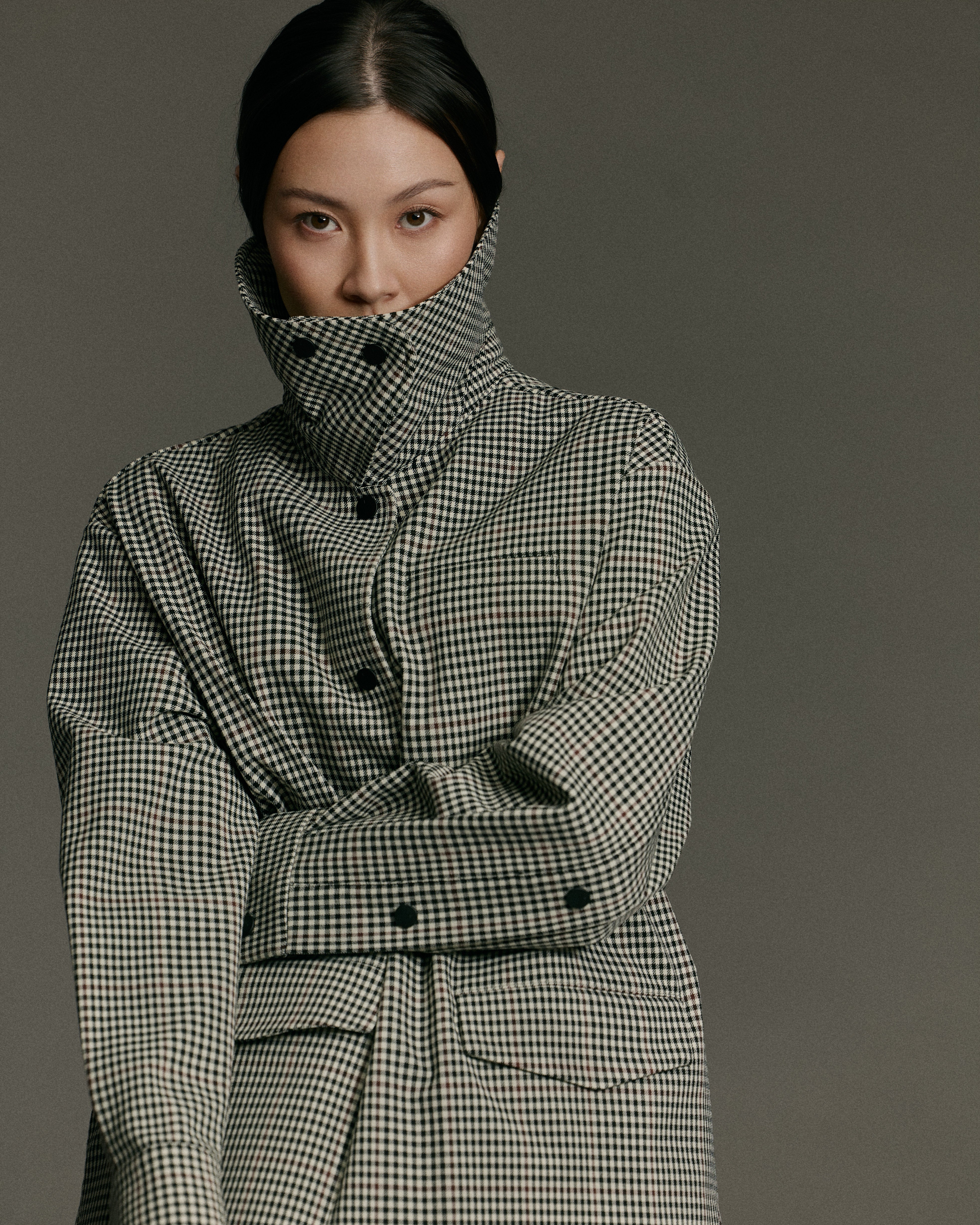 Boomerang Trench | Plaid – Waterproof, Breathable & Crease Free