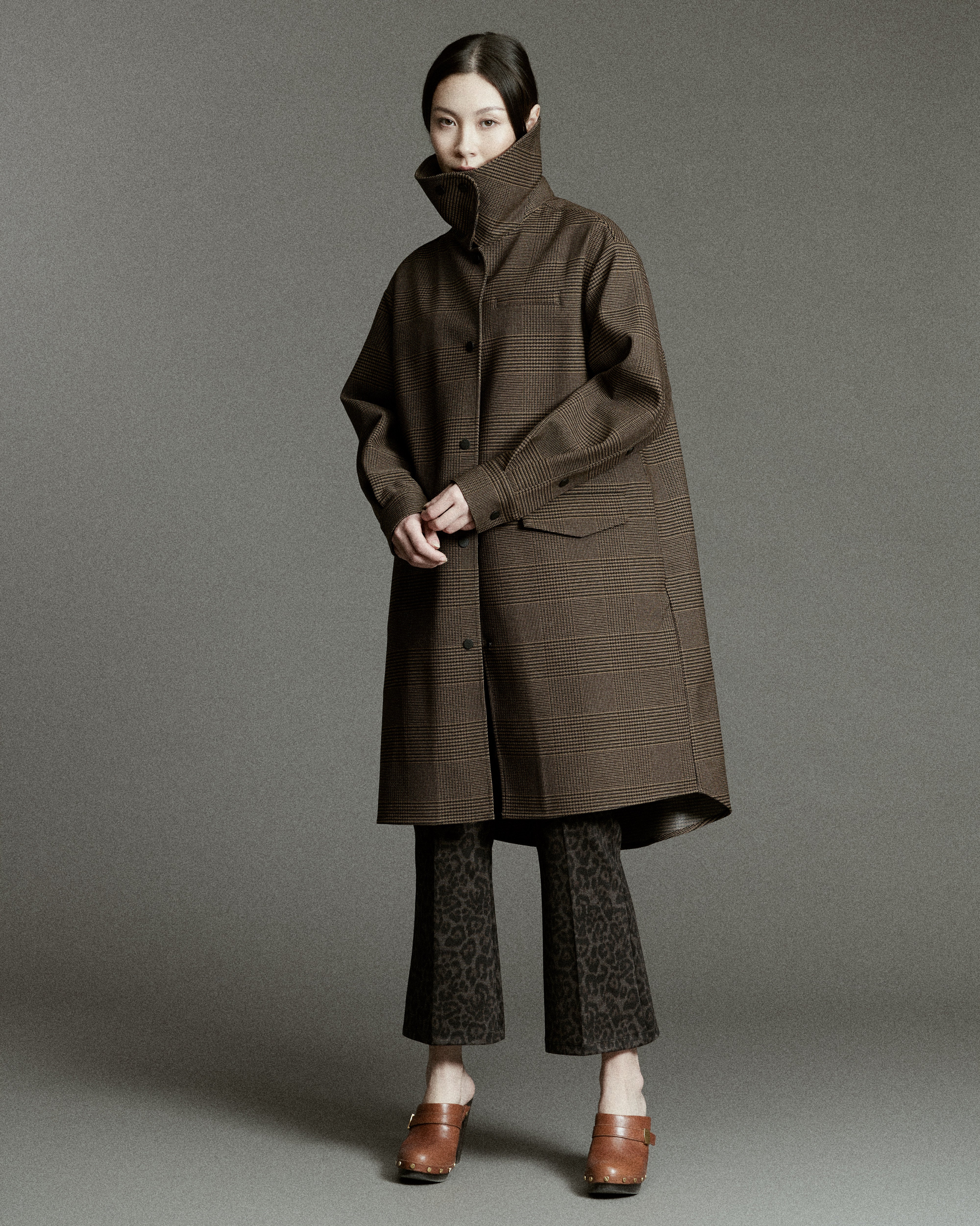 Boomerang Trench in Tawny Plaid - Waterproof, Breathable & Crease Free