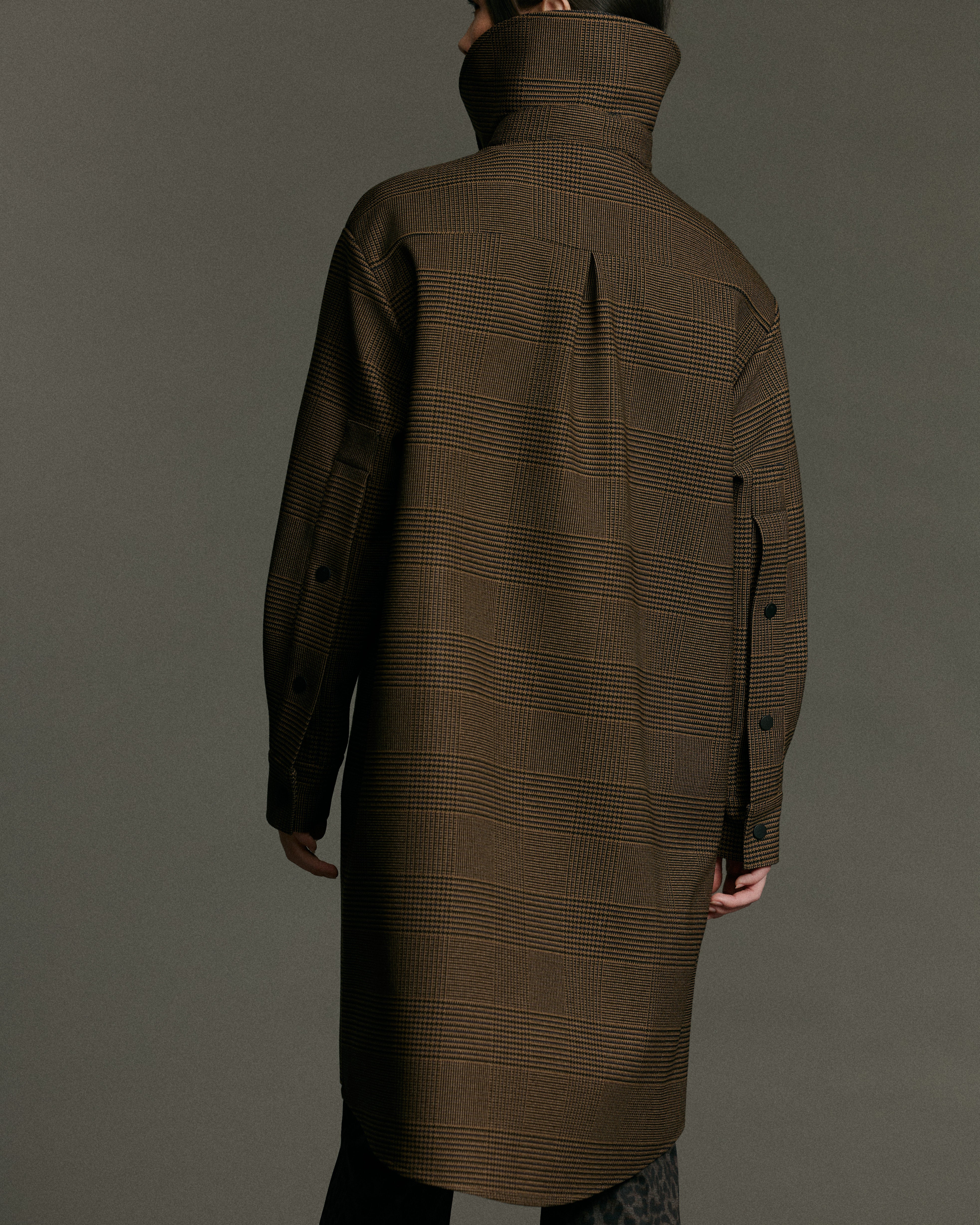 Boomerang Trench | Tawny Plaid - Waterproof, Breathable & Crease Free