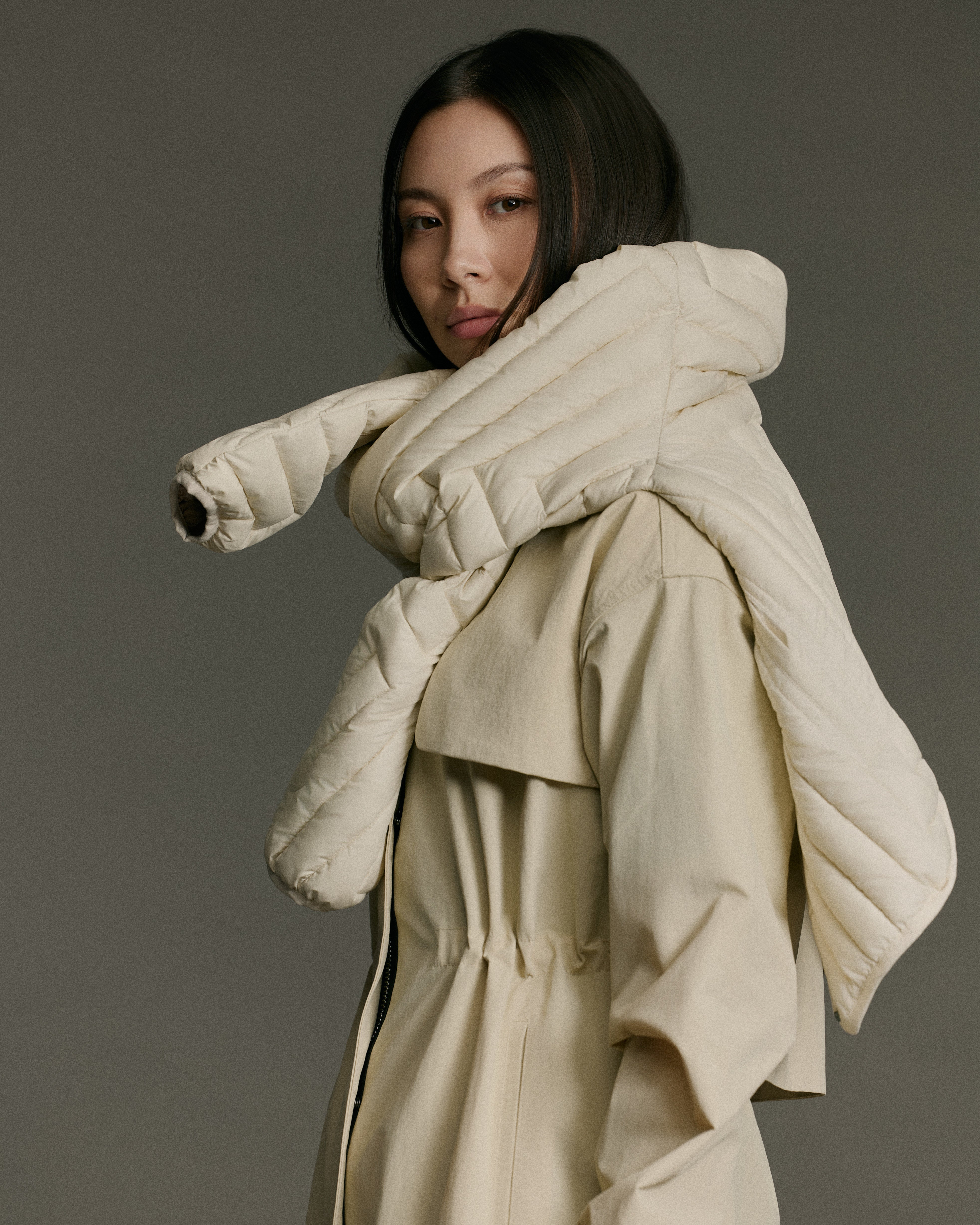 Cinch Raincoat | Stone