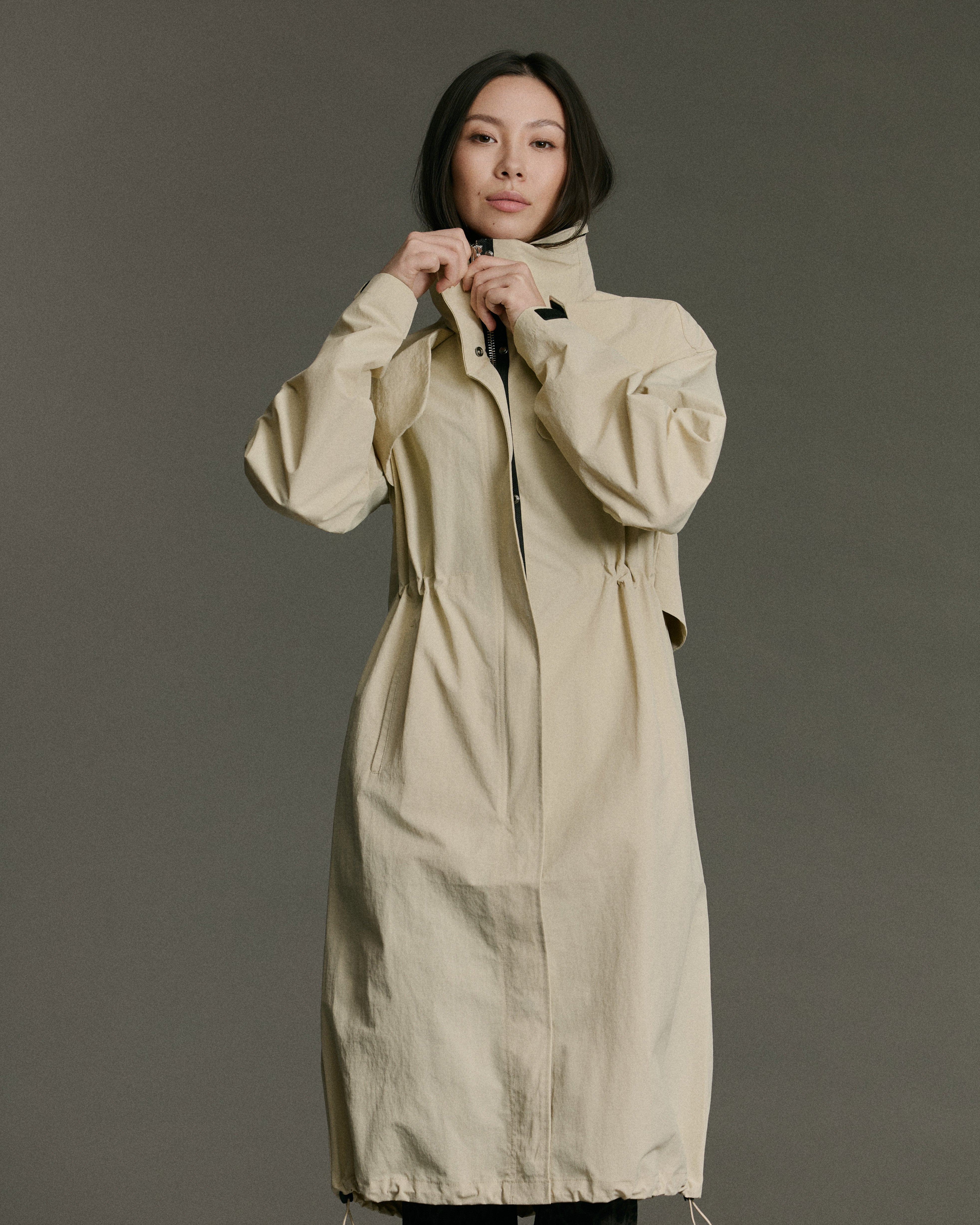 Cinch Raincoat | Stone